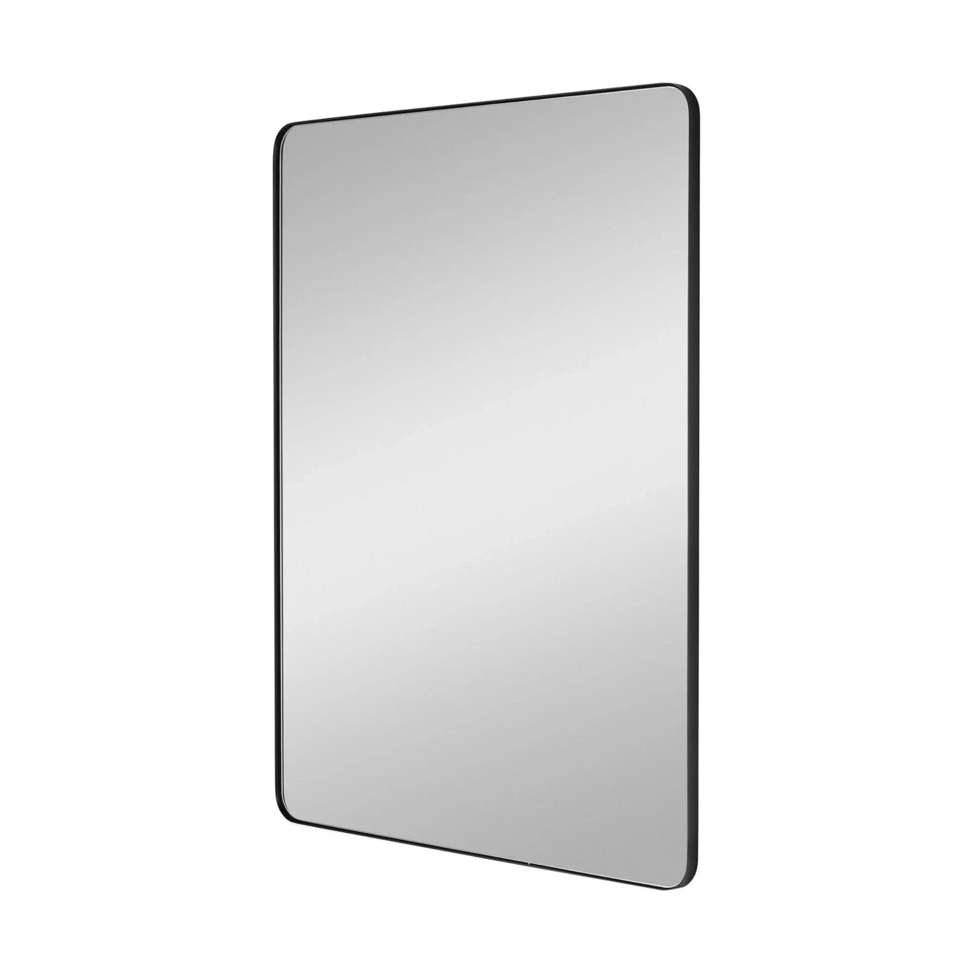 Planer 36" x 48" Large Rectangular Mirror, Midnight Black Finish - Bees Lighting