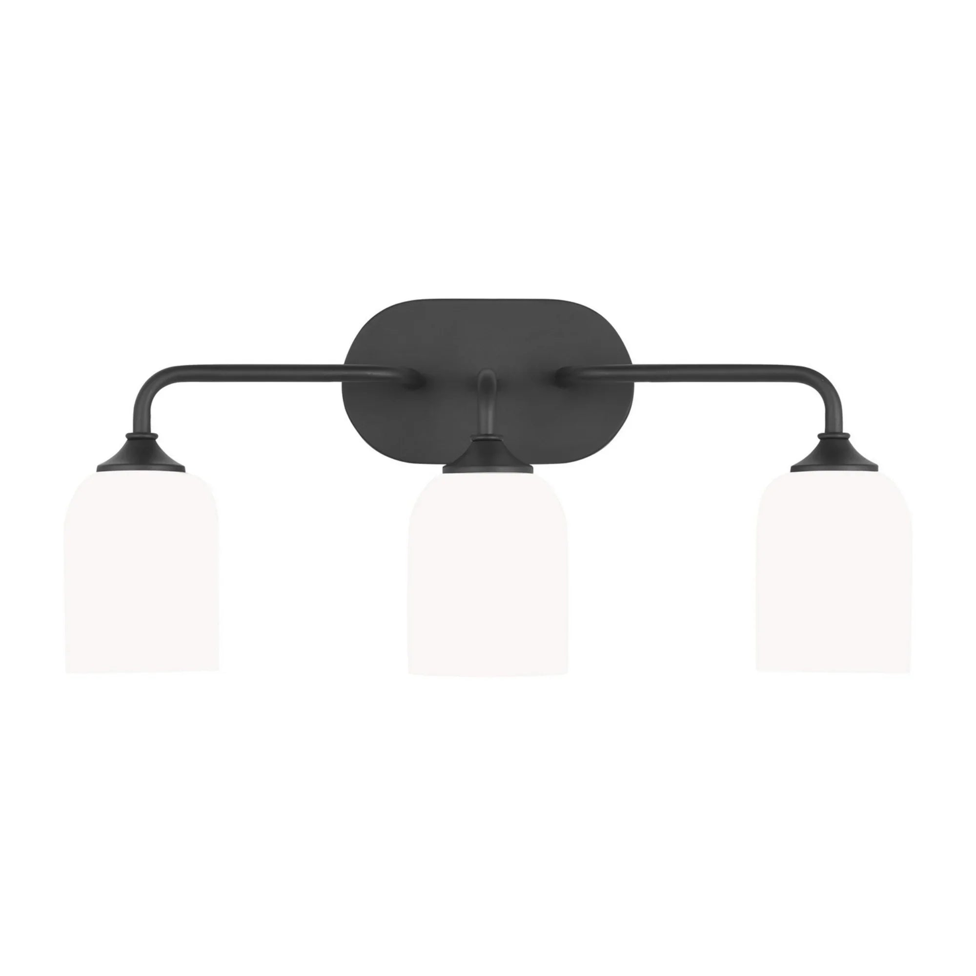 Emile 22" 3-Light Large Vanity, Midnight Black Finish - Bees Lighting