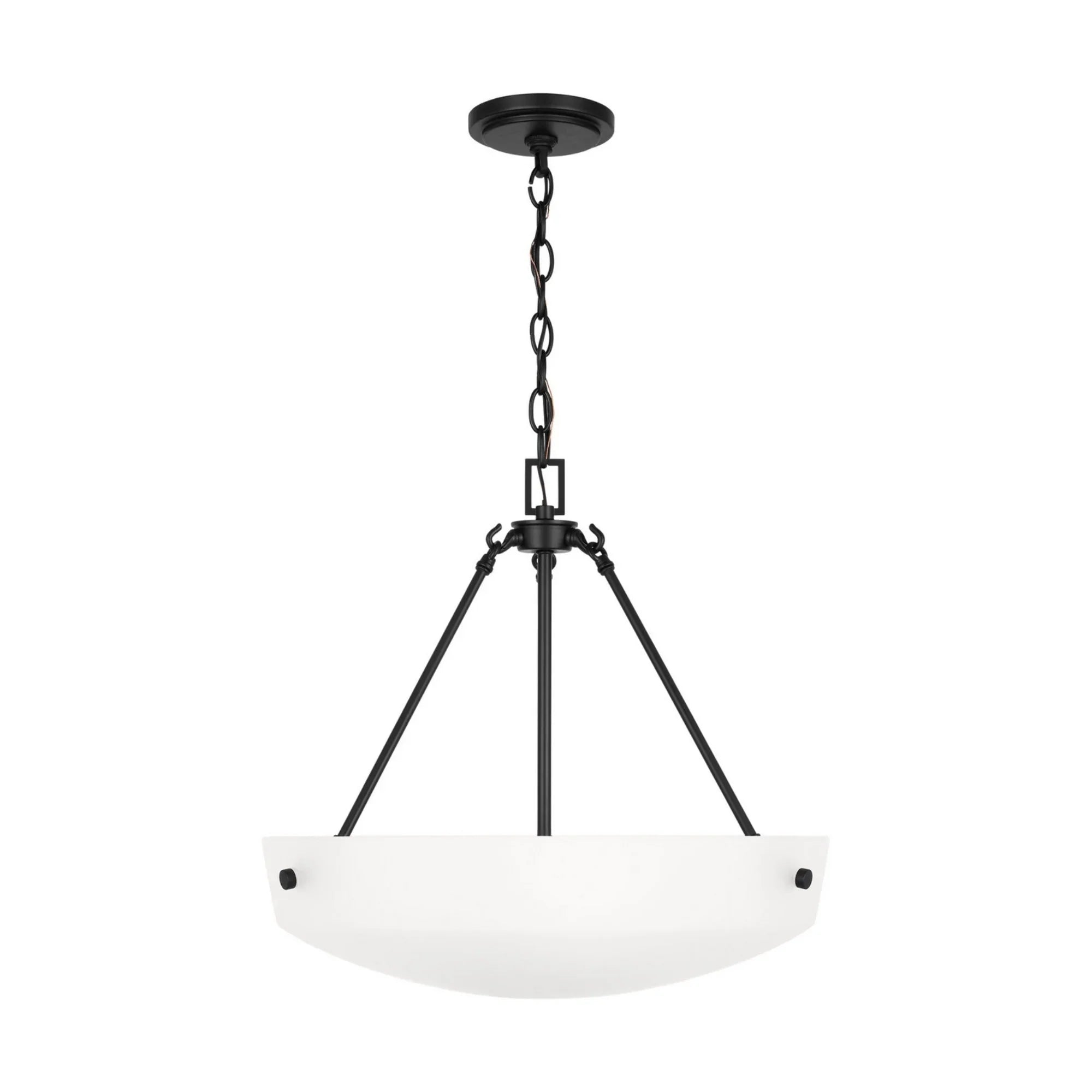 Kerrville 19" 3-Light Pendant, Midnight Black Finish - Bees Lighting