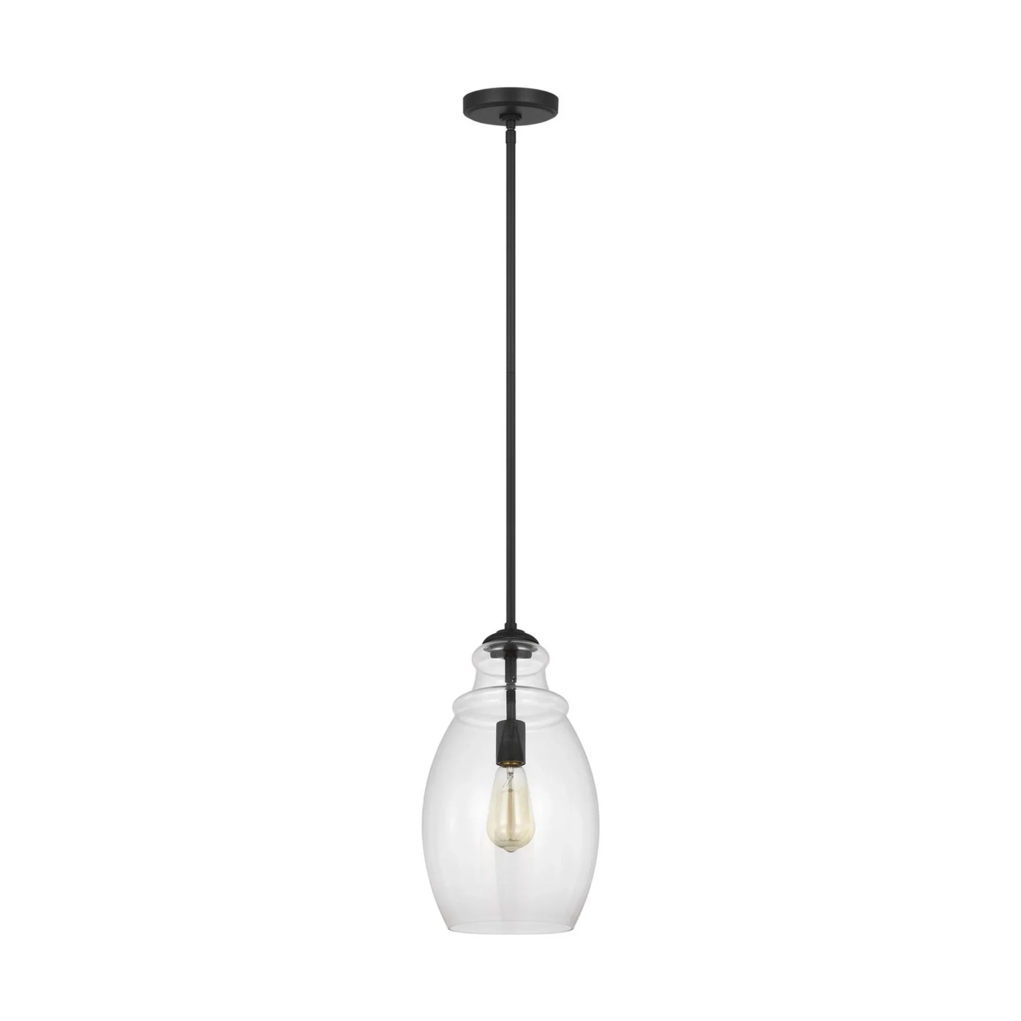 Marino 9" Pendant, Midnight Black Finish - Bees Lighting