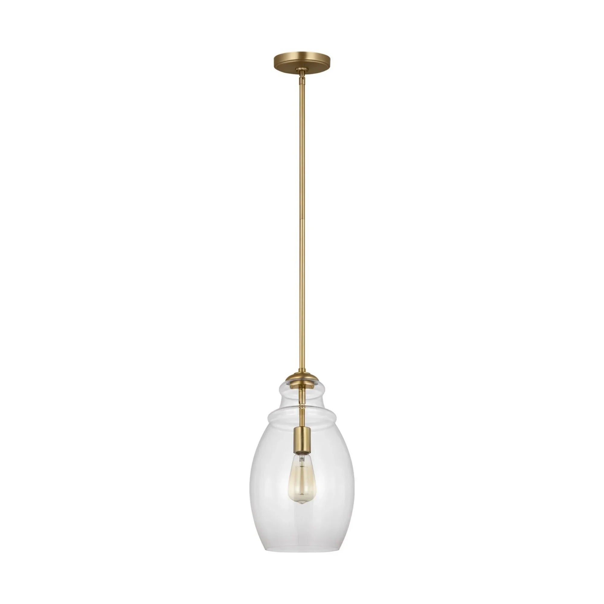 Marino 9" Pendant, Satin Brass Finish - Bees Lighting