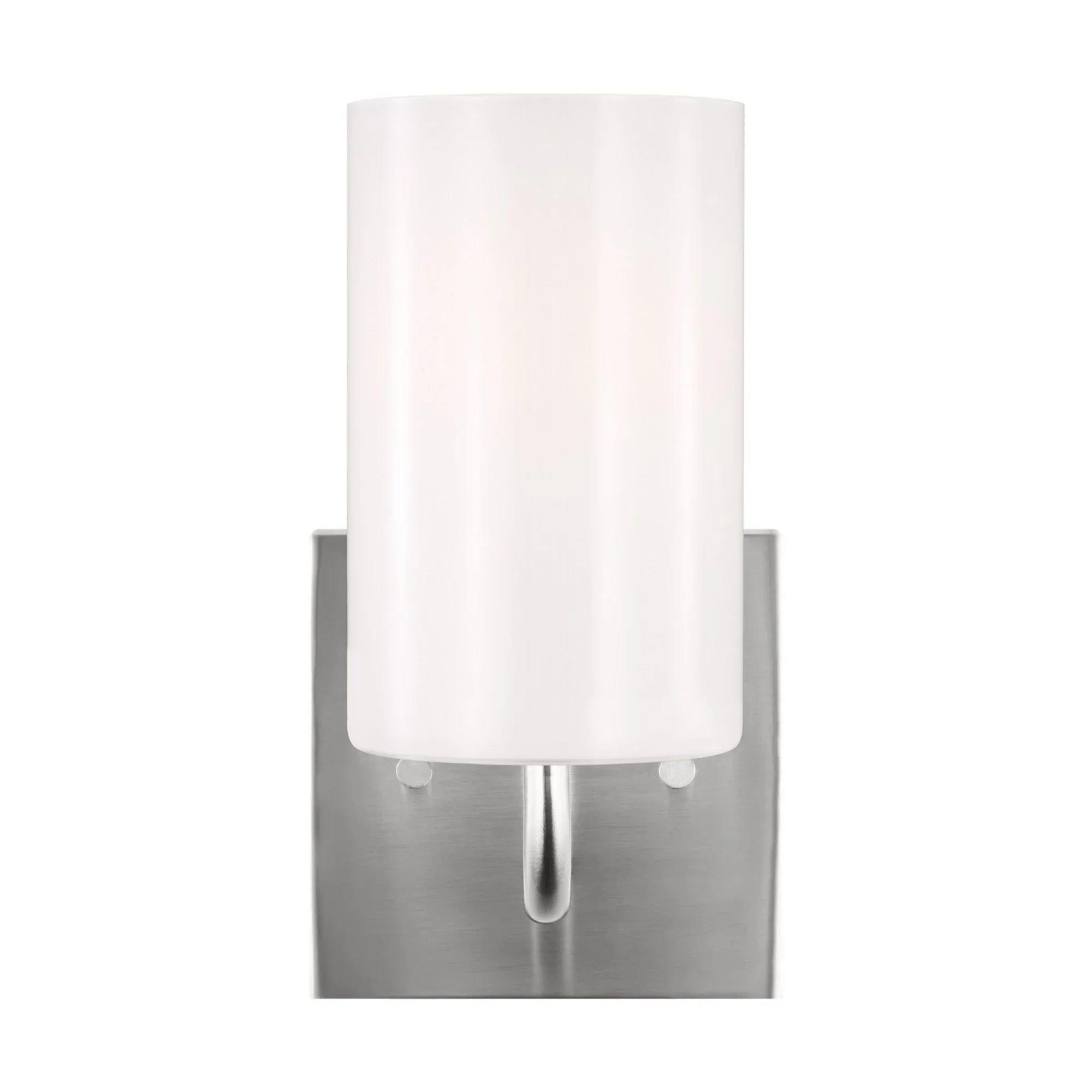 Rhett 10" Small Vanity Sconce, Brushed Steel Finish - Bees Lighting
