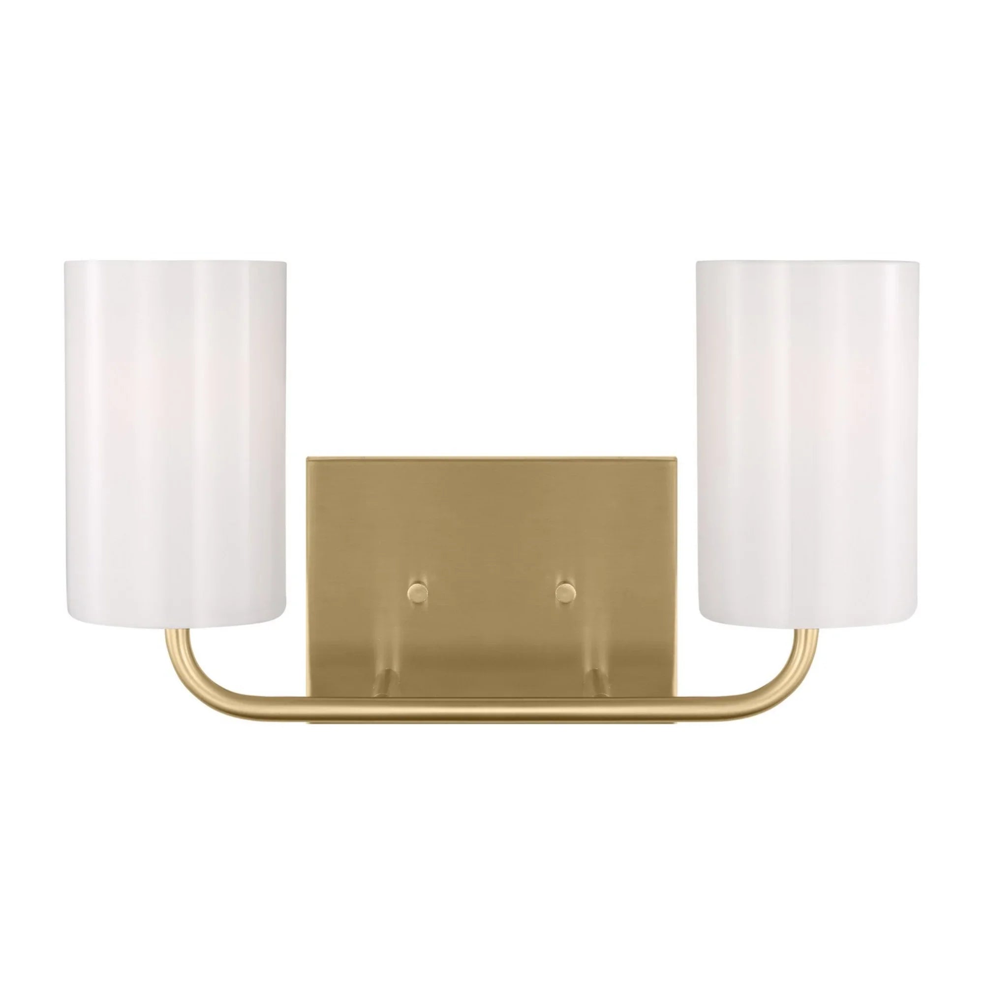 Rhett 15" 2-Light Medium Bathroom Vanity, Satin Bronze Finish - Bees Lighting