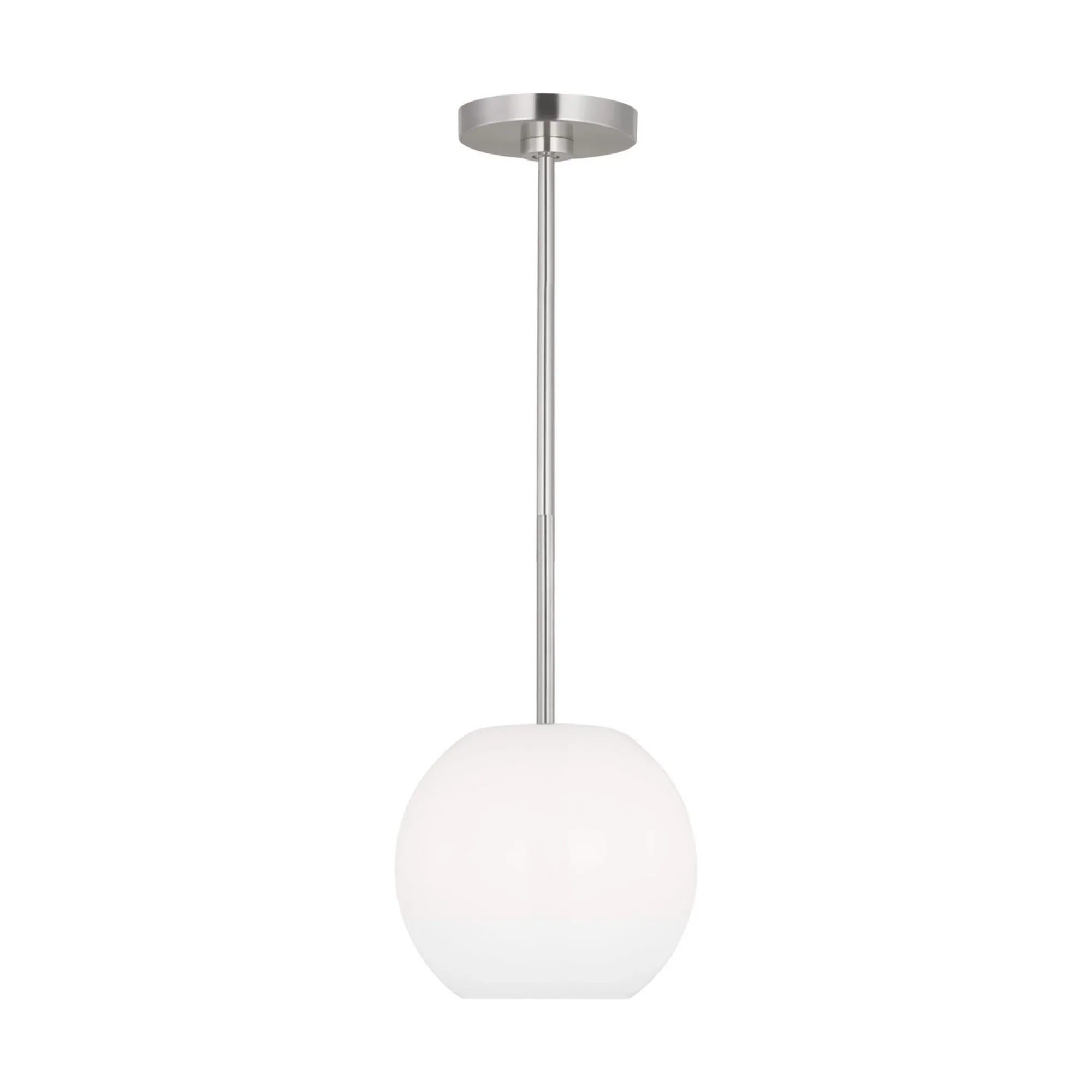 Rory 8" Mini Pendant, Brushed Steel Finish - Bees Lighting