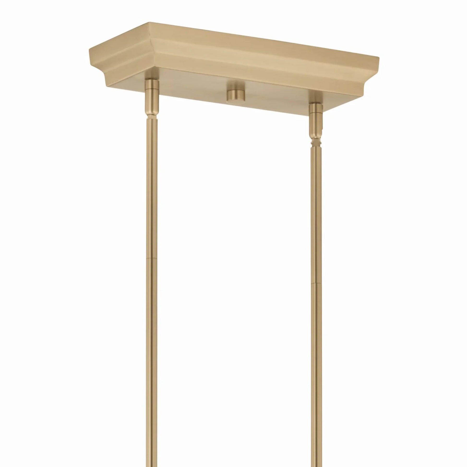 Sycara 48" LED Linear Chandelier, Champagne Bronze Finish - Bees Lighting