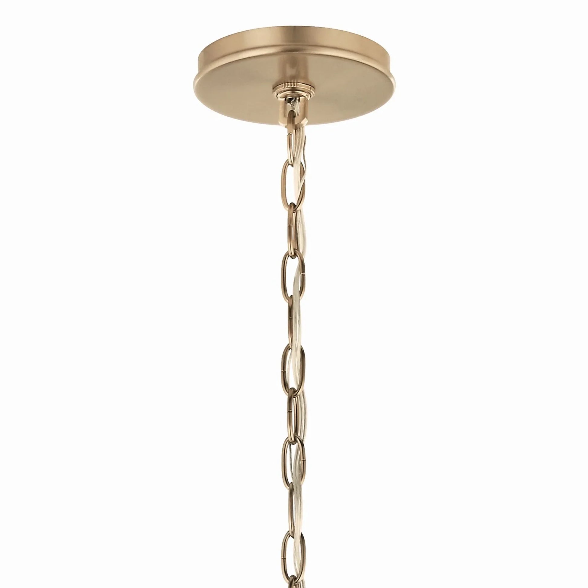 Malene 32" 6-Light Chandelier, Champagne Bronze Finish - Bees Lighting