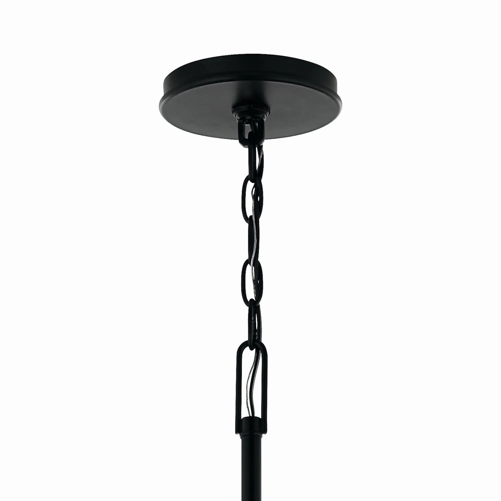 Malene 45" 8-Light Foyer Chandelier, Black Finish - Bees Lighting
