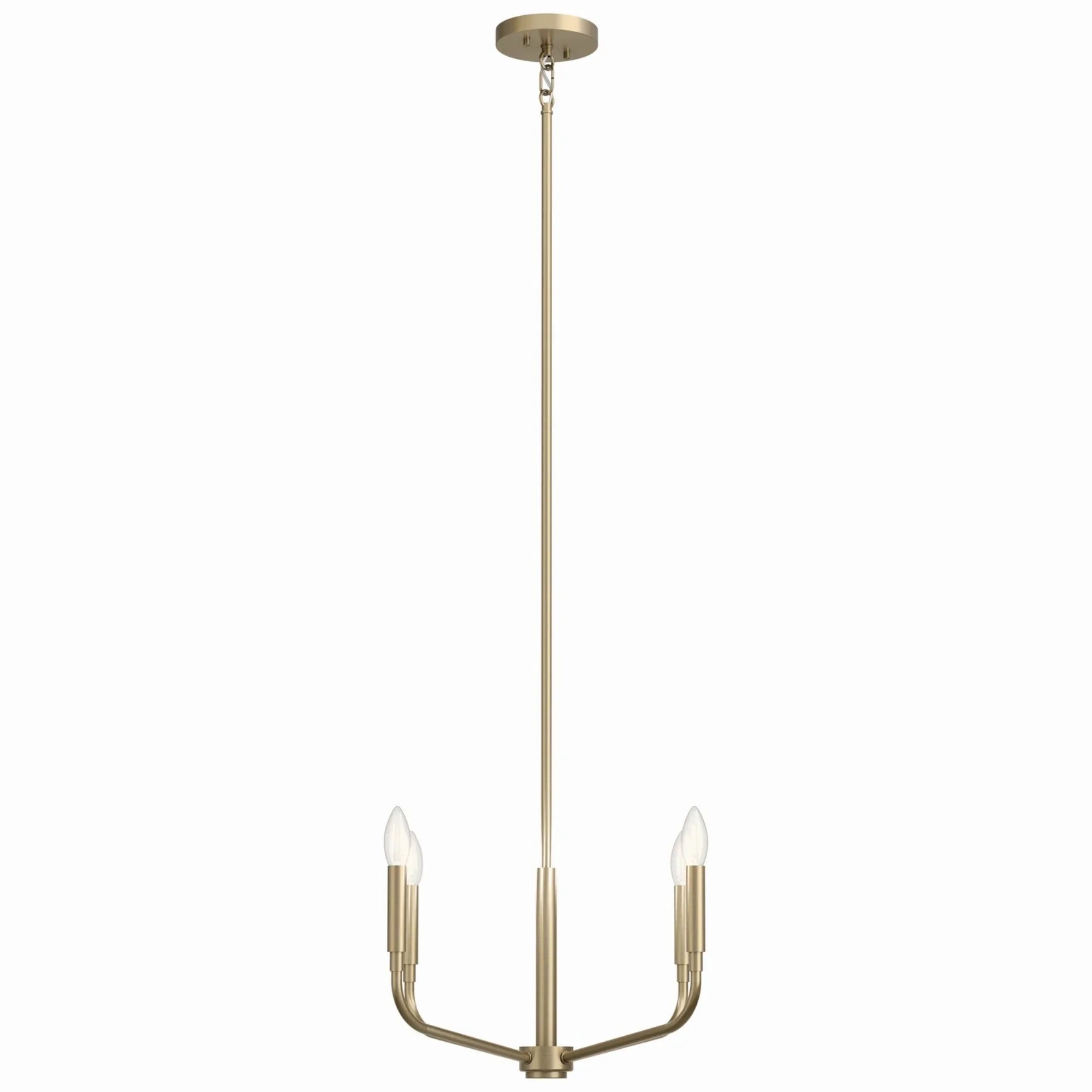 Madden 20" 4-Light Chandelier, Mount Champagne Bronze Finish - Bees Lighting