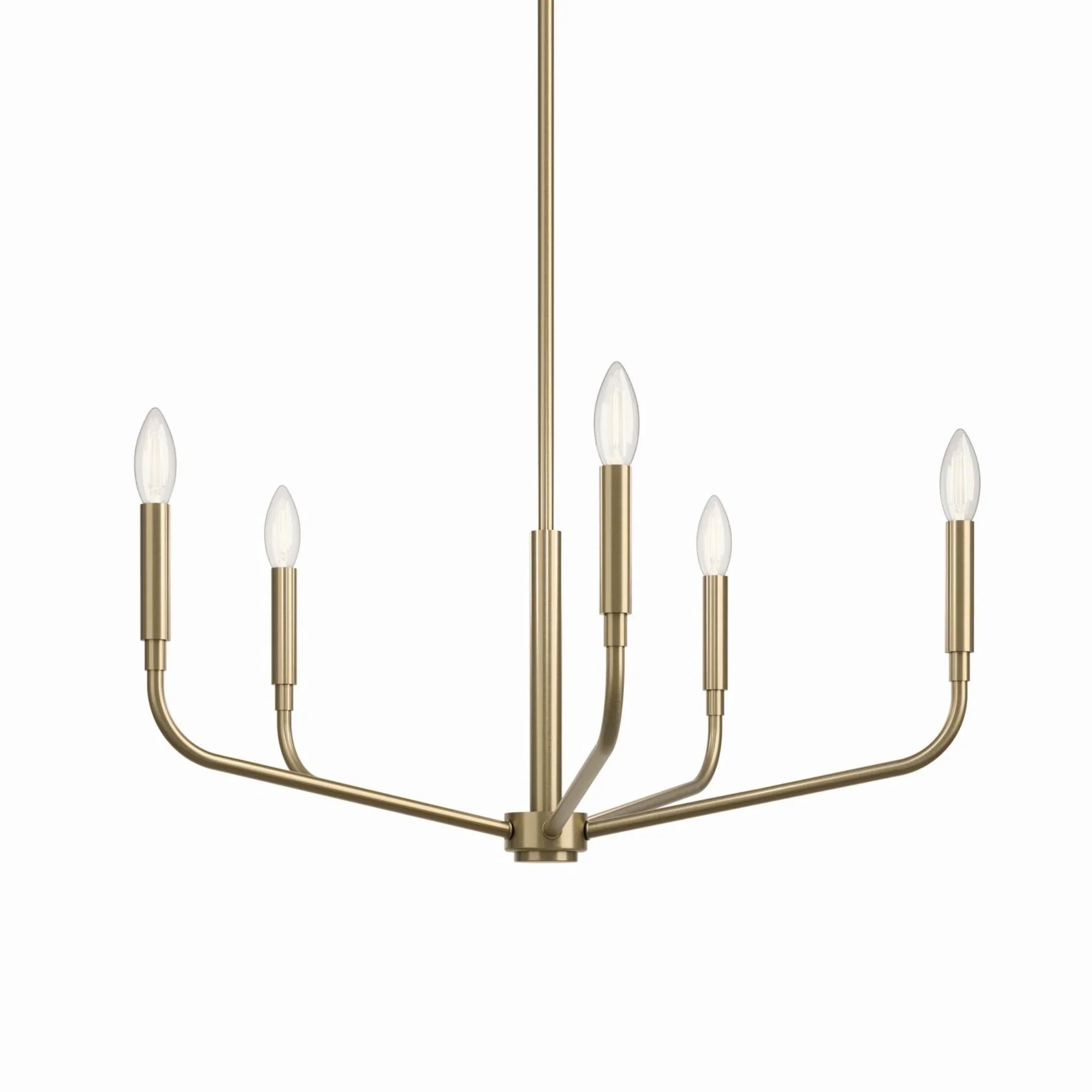 Madden 26" 5-Light Chandelier, Champagne Bronze Finish - Bees Lighting