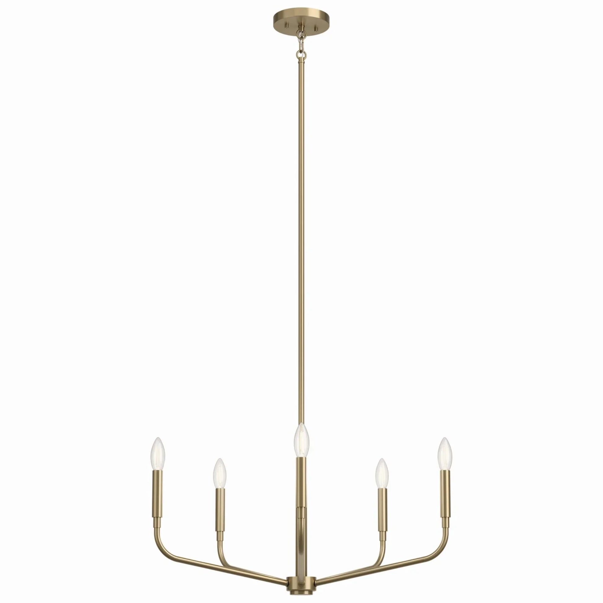 Madden 26" 5-Light Chandelier, Champagne Bronze Finish - Bees Lighting