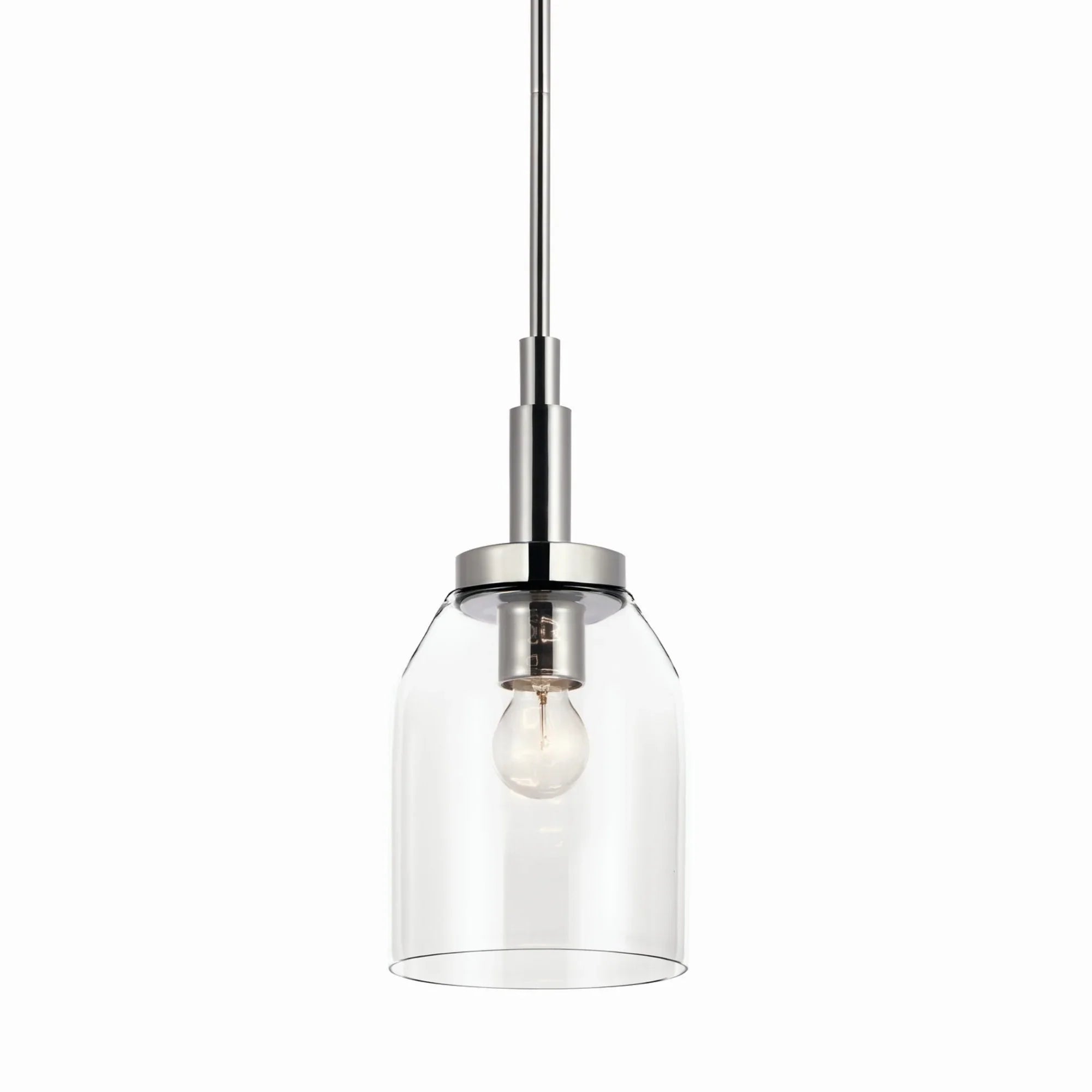 Madden 15" Mini Pendant, Chrome Finish - Bees Lighting