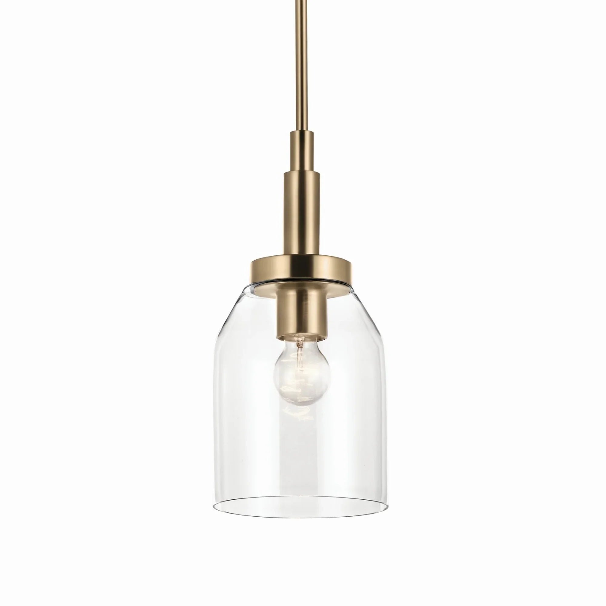 Madden 15" Mini Pendant, Champagne Bronze Finish - Bees Lighting