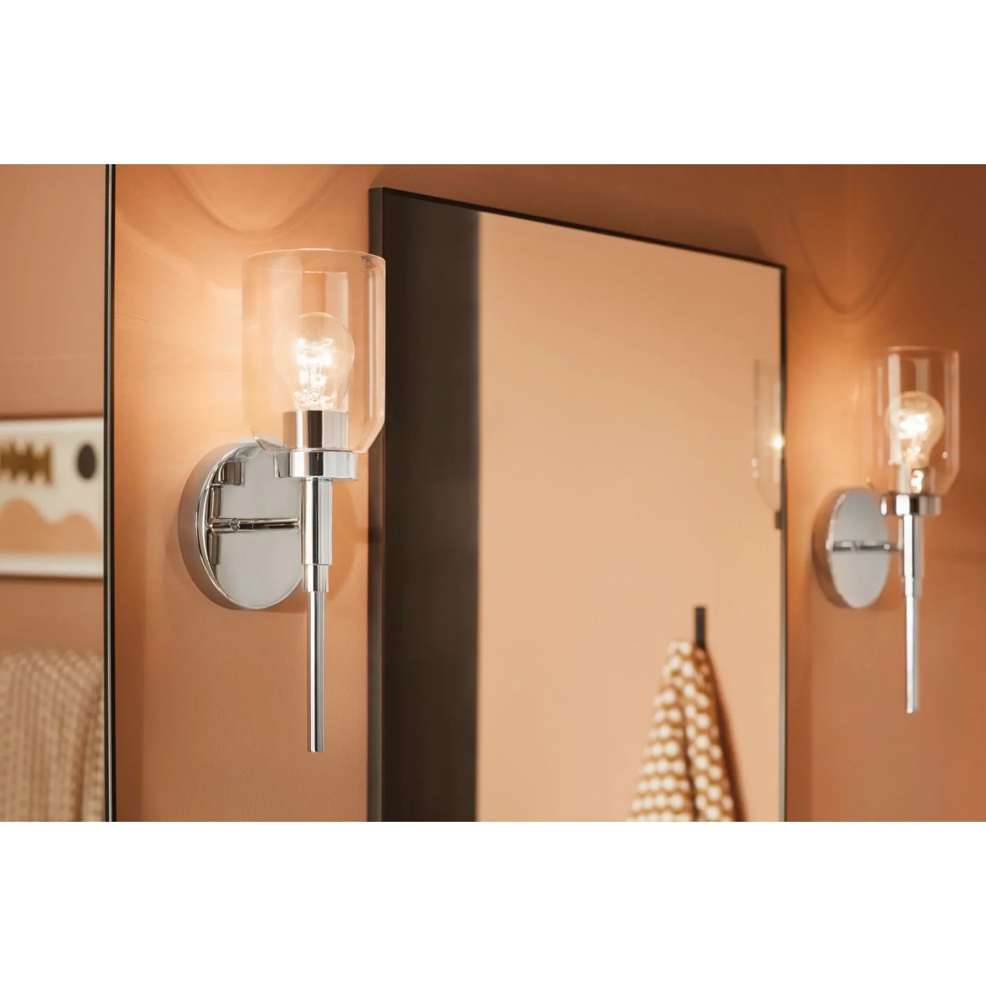 Madden 5" Wall Sconce, Chrome Finish - Bees Lighting