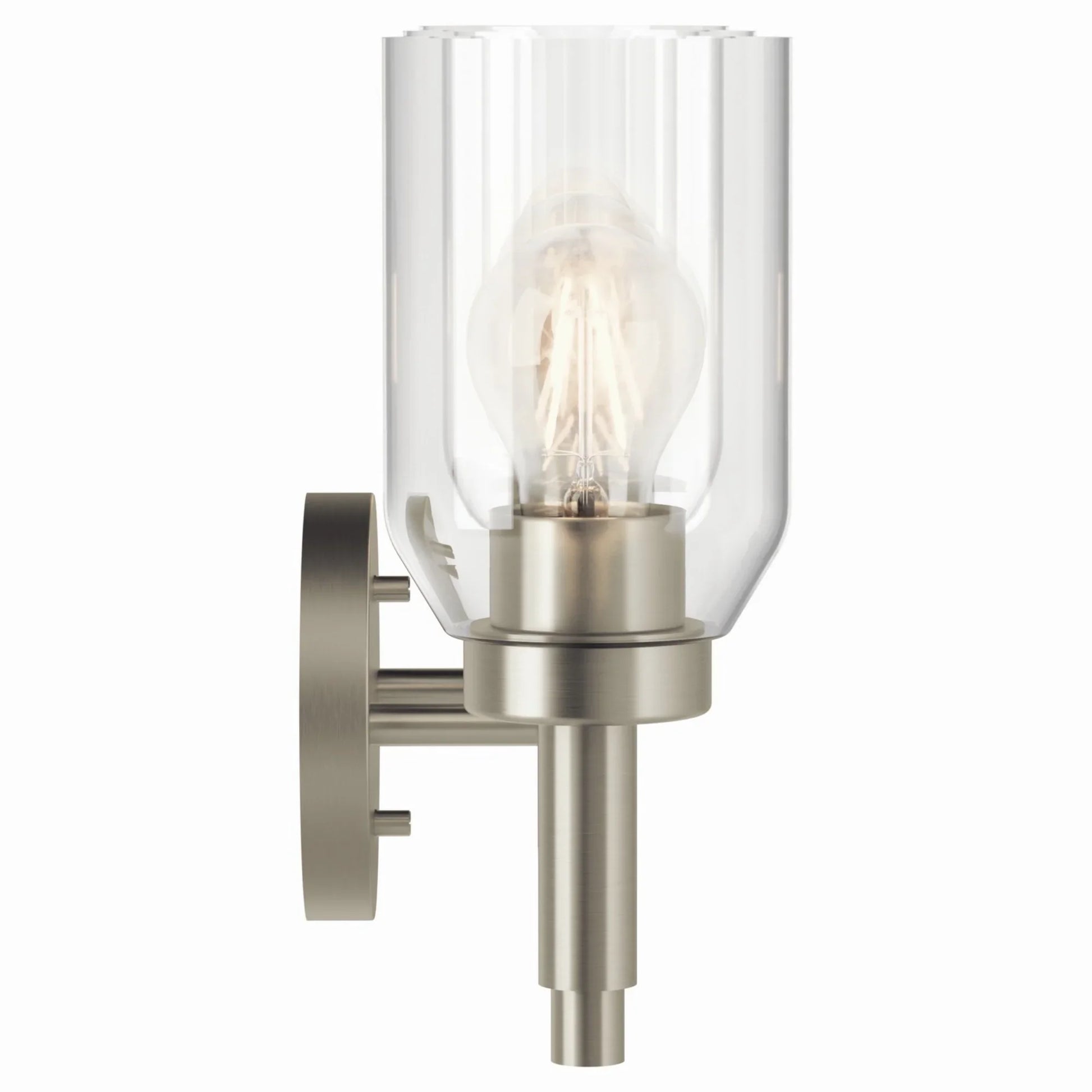 Madden 24" 3-Light Vanity Light, Brushed Nickel Finish - Bees Lighting