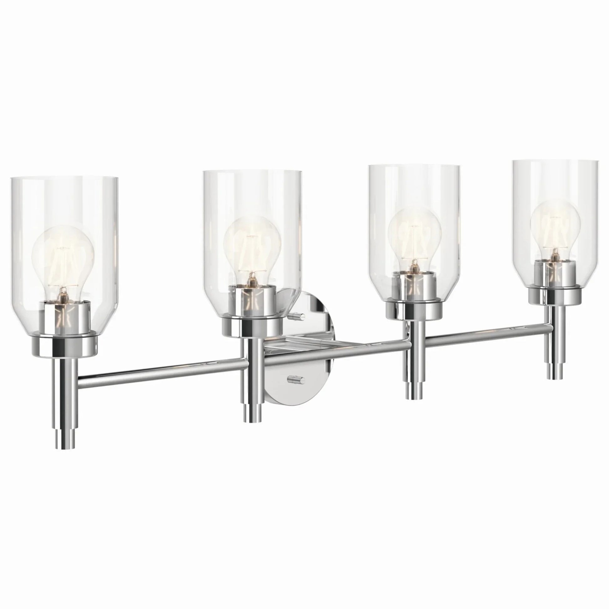 Madden 34" 4-Light Vanity Light, Chrome Finish - Bees Lighting