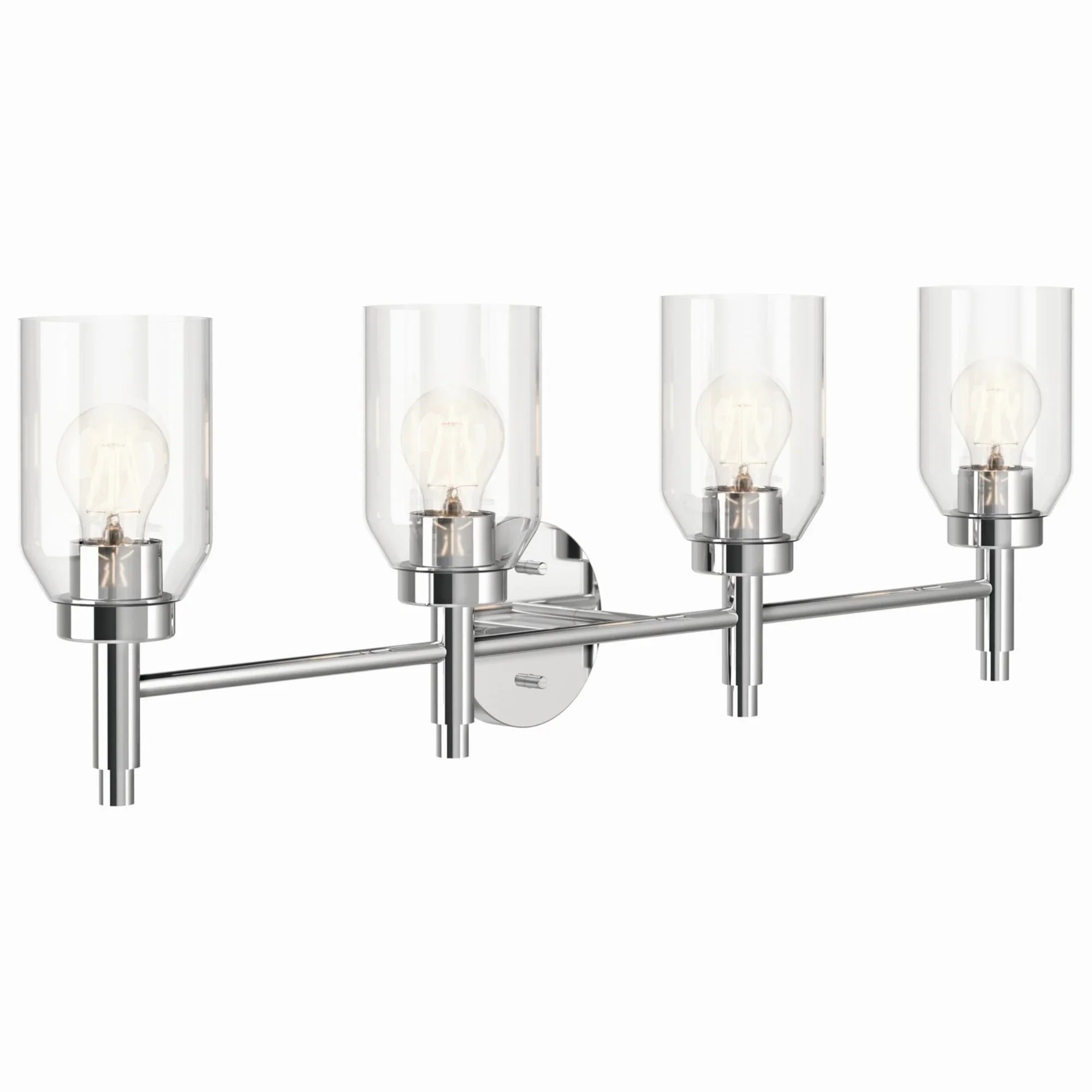 Madden 34" 4-Light Vanity Light, Chrome Finish - Bees Lighting