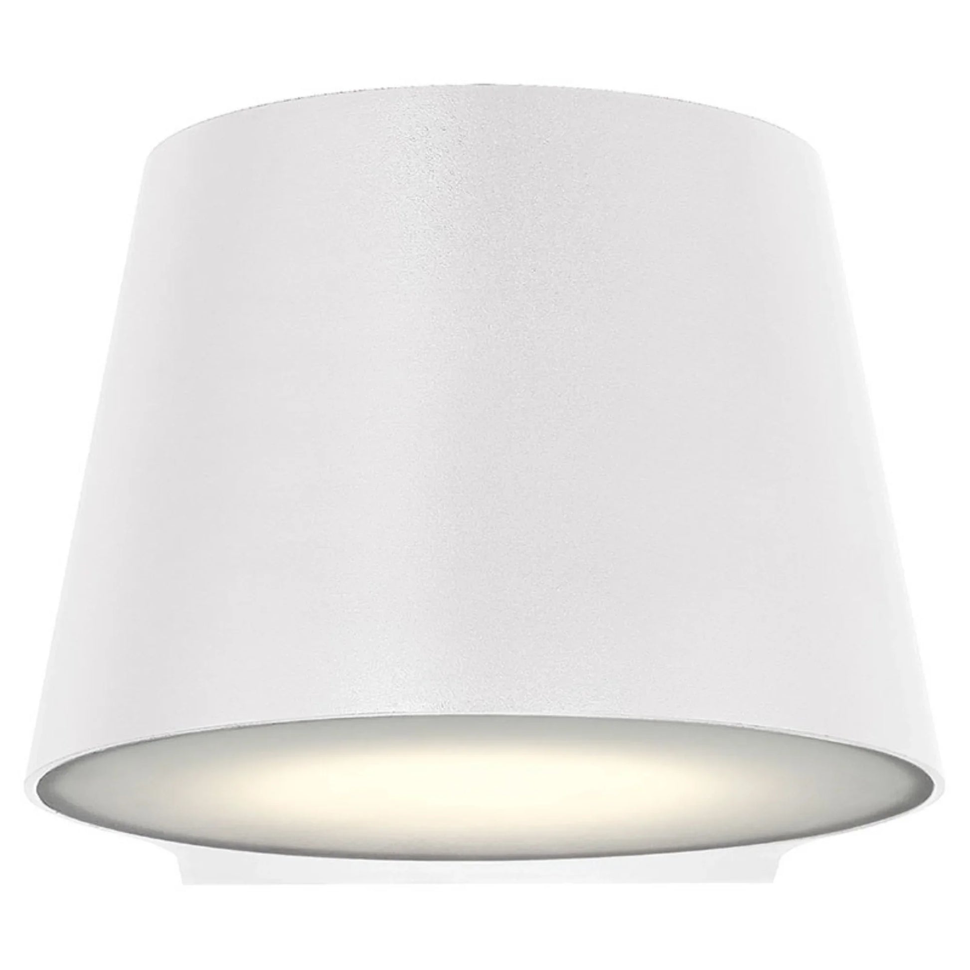Ry 7" LED Outdoor Wall Sconce, White Finish - Bees Lighting