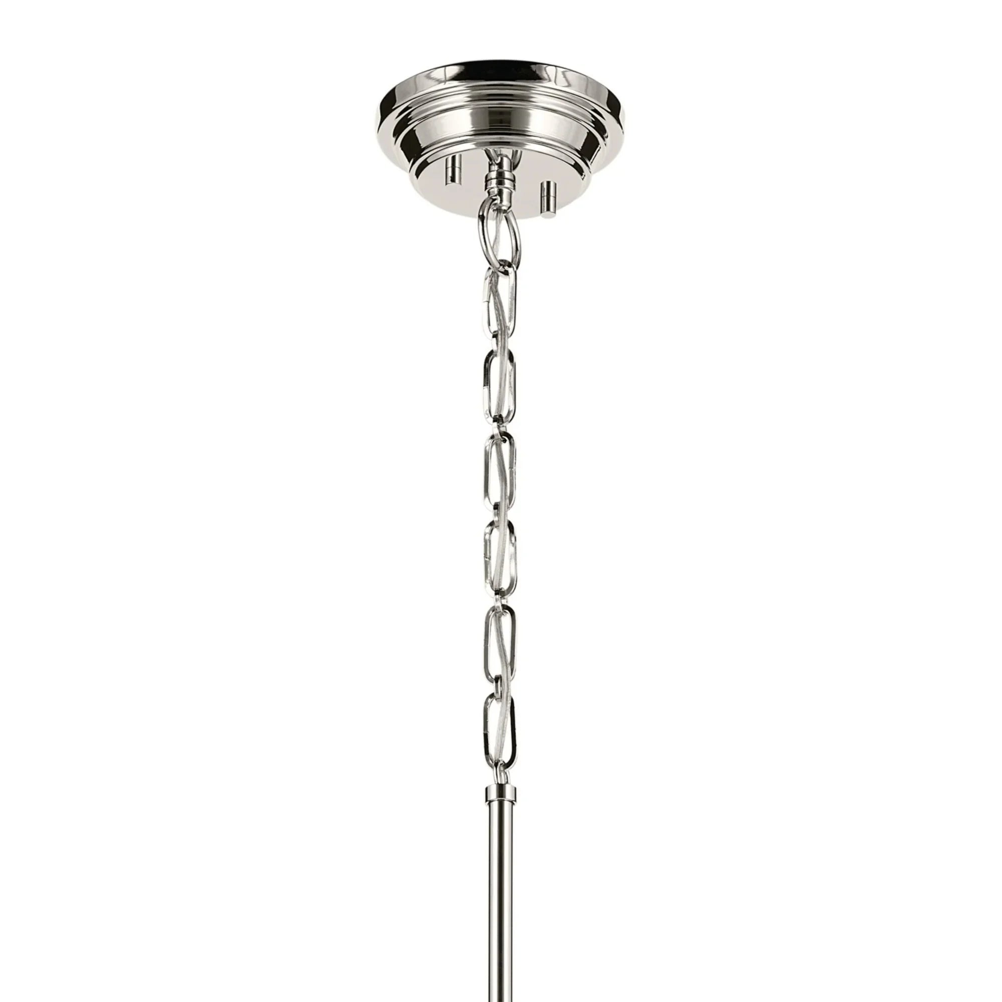 Marsailli 16" Pendant, Polished Nickel Finish, Clear Glass - Bees Lighting