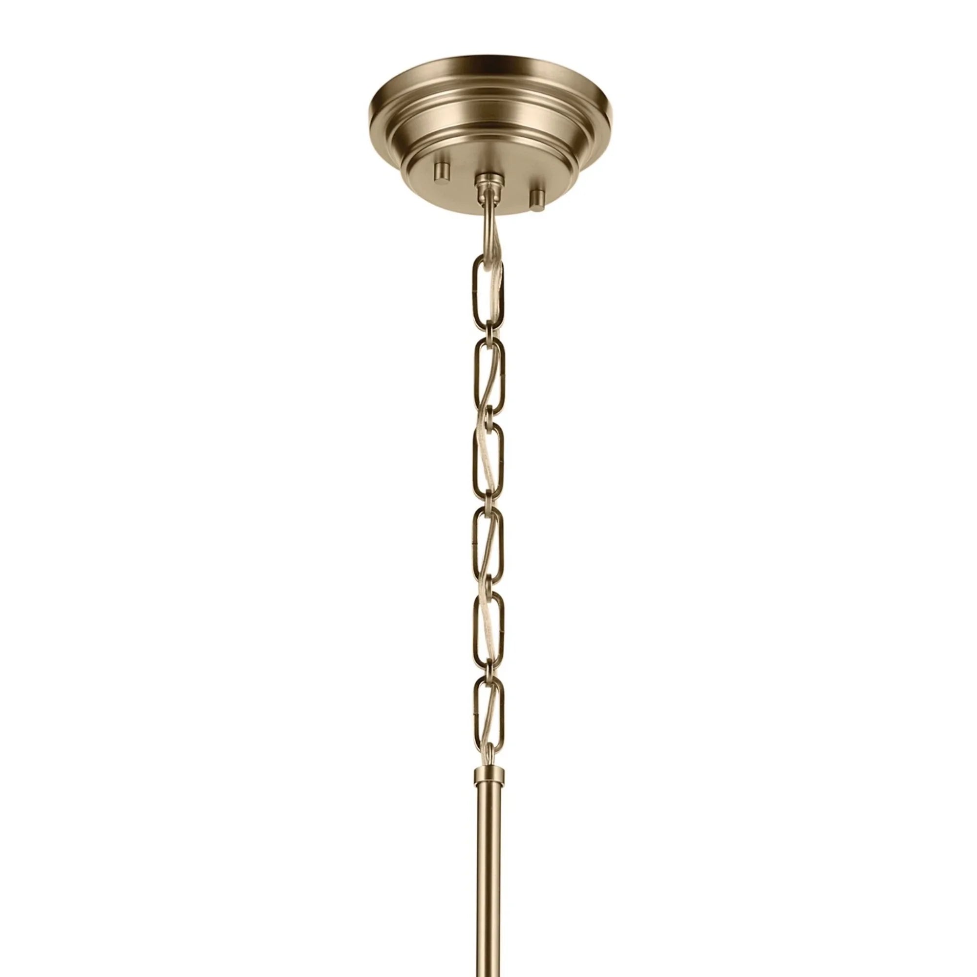 Marsailli 16" Pendant, Champagne Bronze Finish, Clear Glass - Bees Lighting
