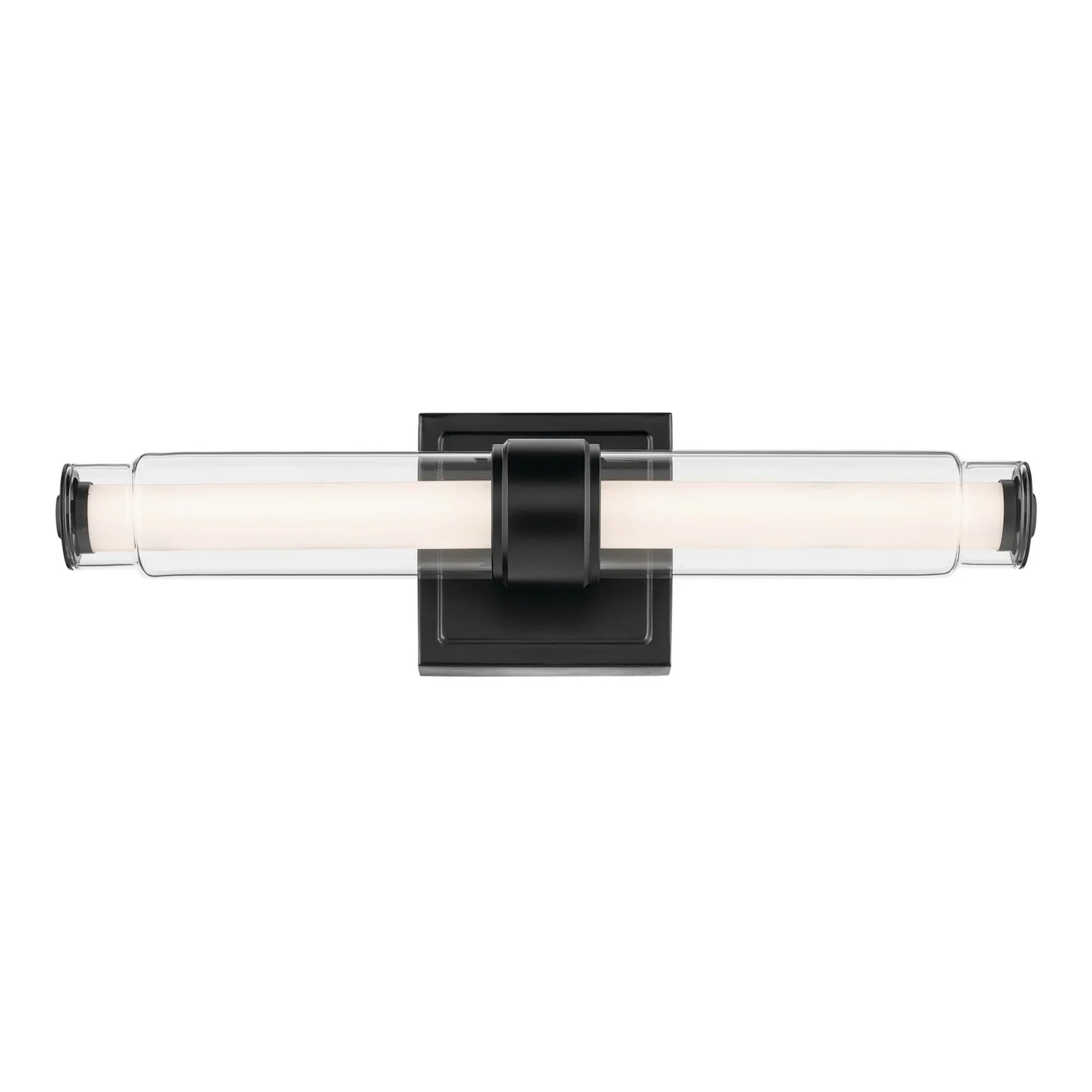 Laurene 27" LED Linear Bath Vanity, Black Finish - Bees Lighting