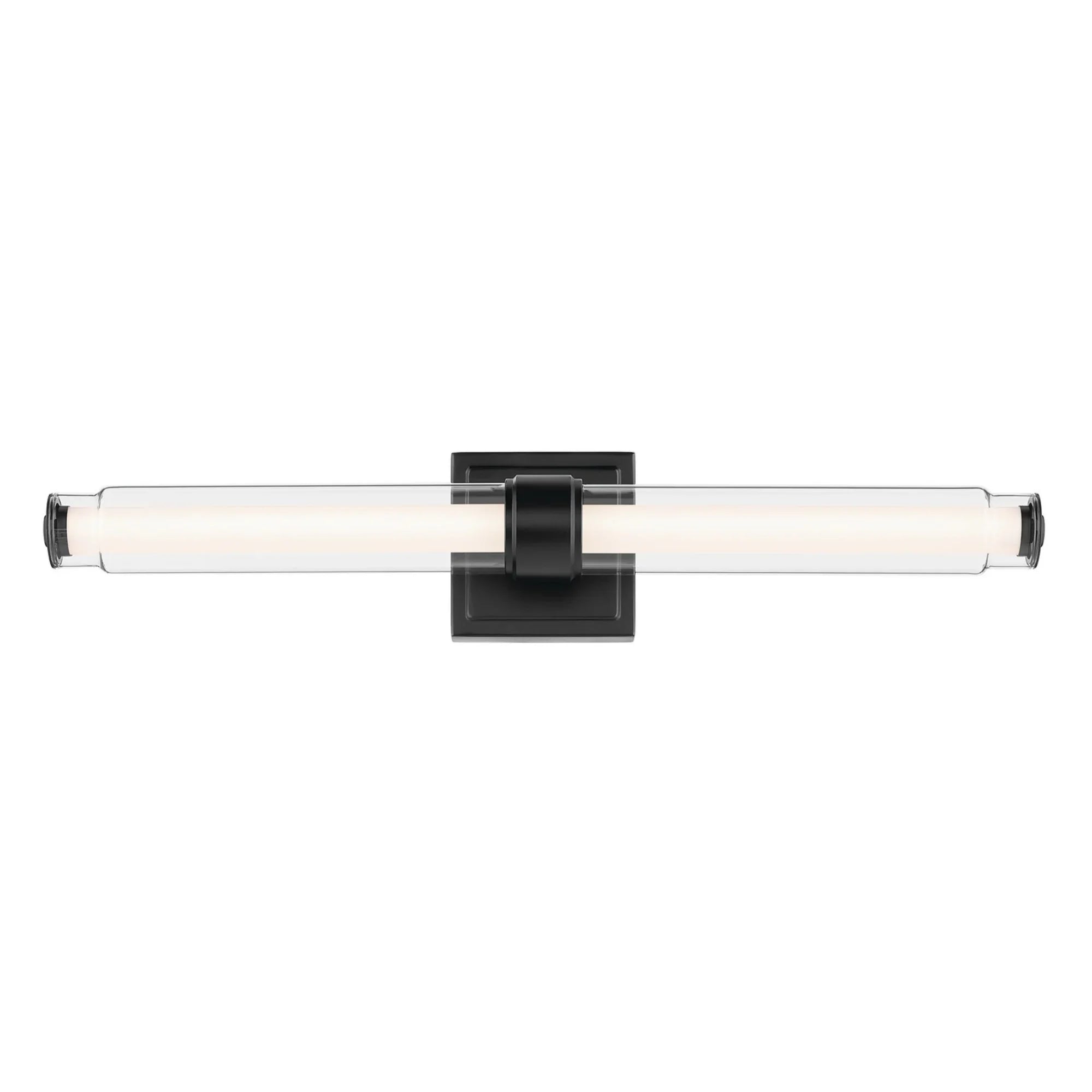 Laurene 19" LED Linear Bath Vanity, Black Finish - Bees Lighting