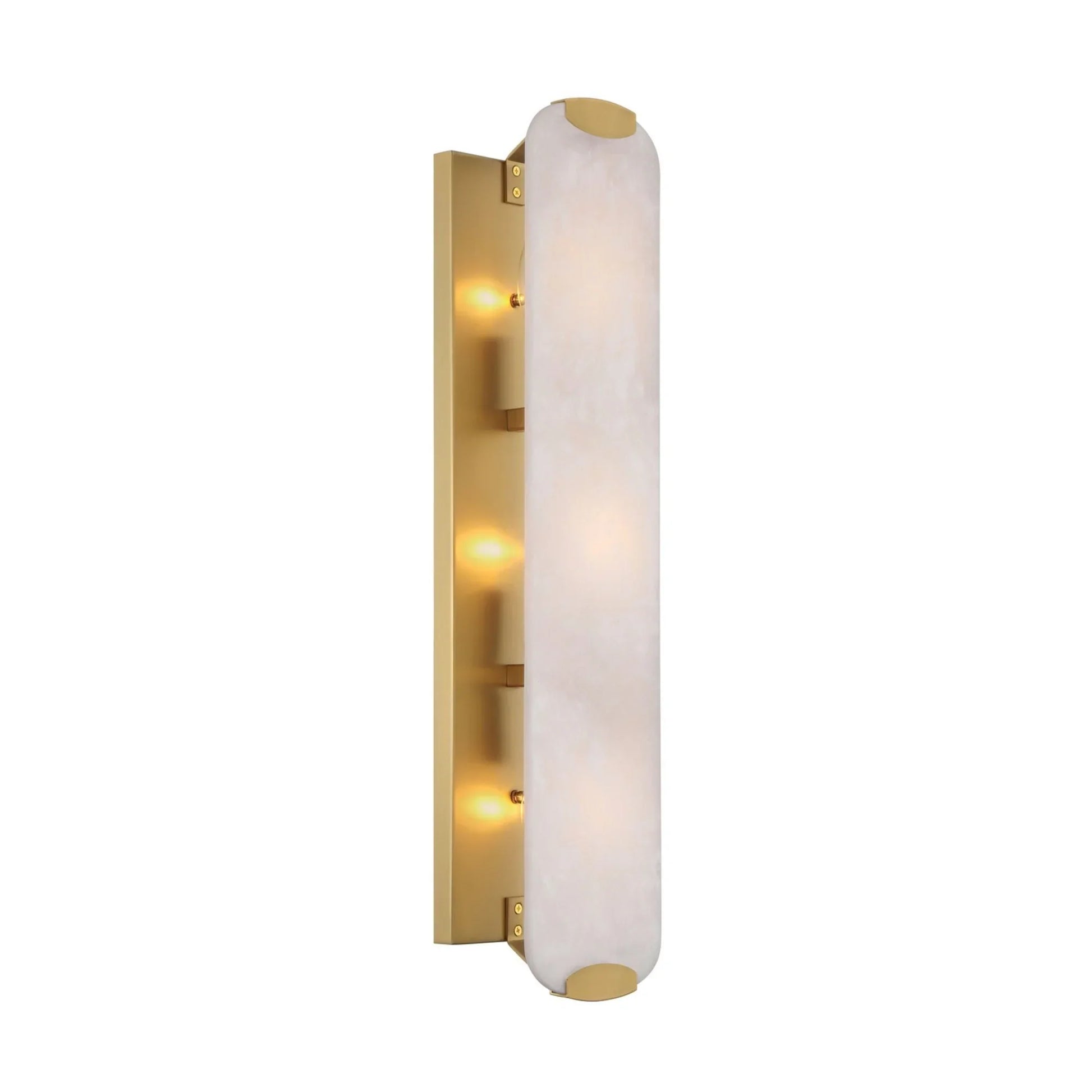 Glowstone 24" 3-Light Wall Sconce, Legacy Brass Finish - Bees Lighting