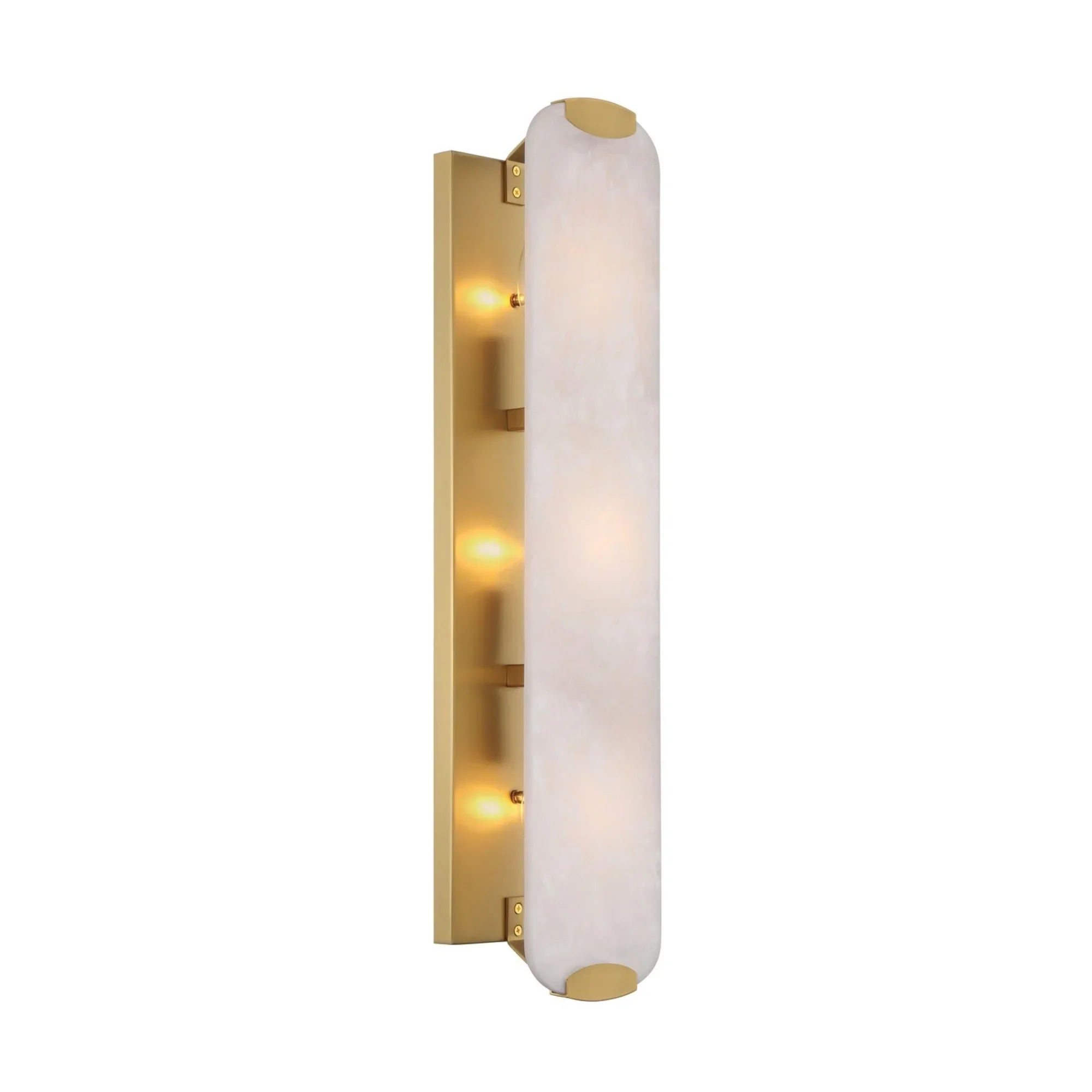 Glowstone 24" 3-Light Wall Sconce, Legacy Brass Finish - Bees Lighting