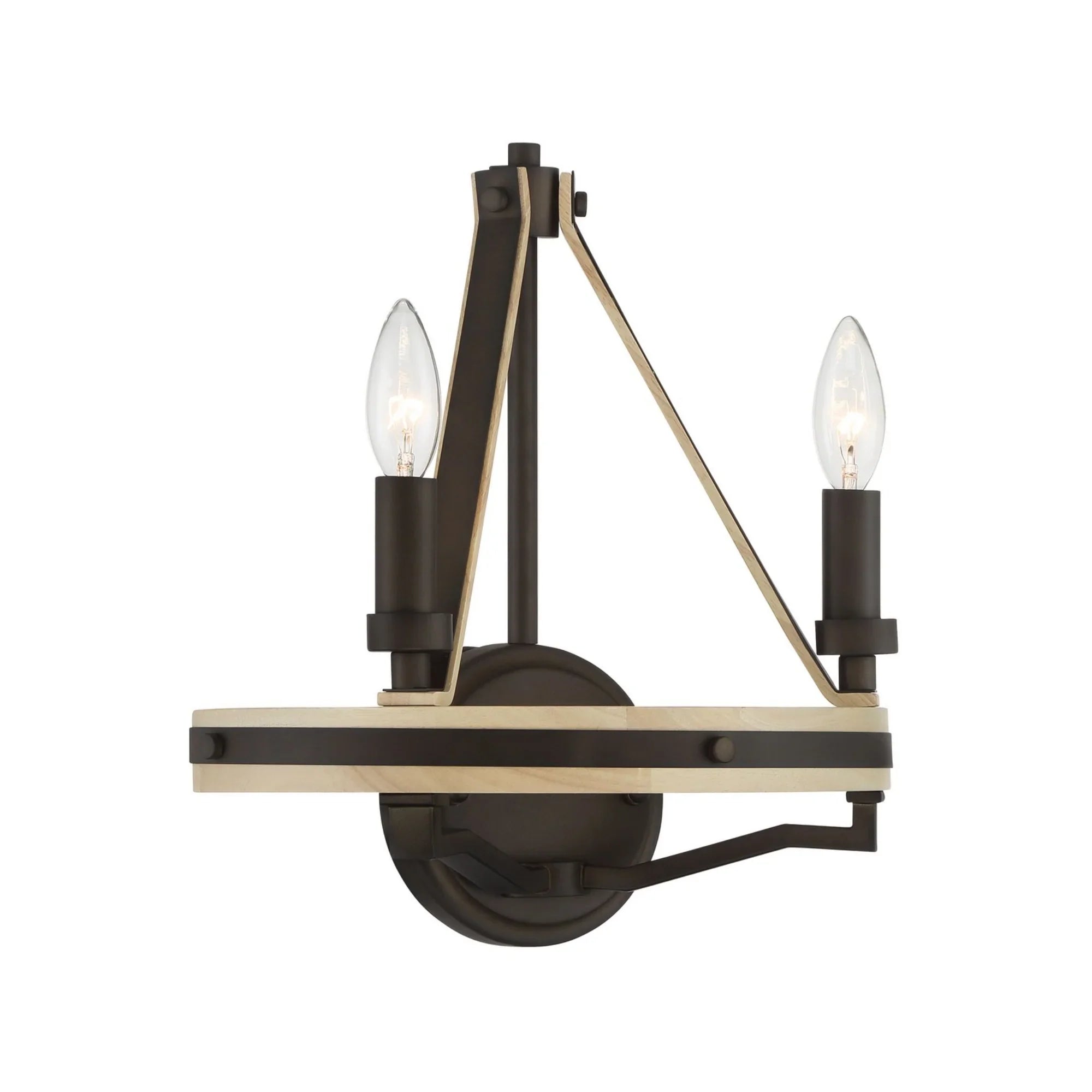 Sonoma 14" 2-Light Wall Sconce, Dark Bronze Finish - Bees Lighting