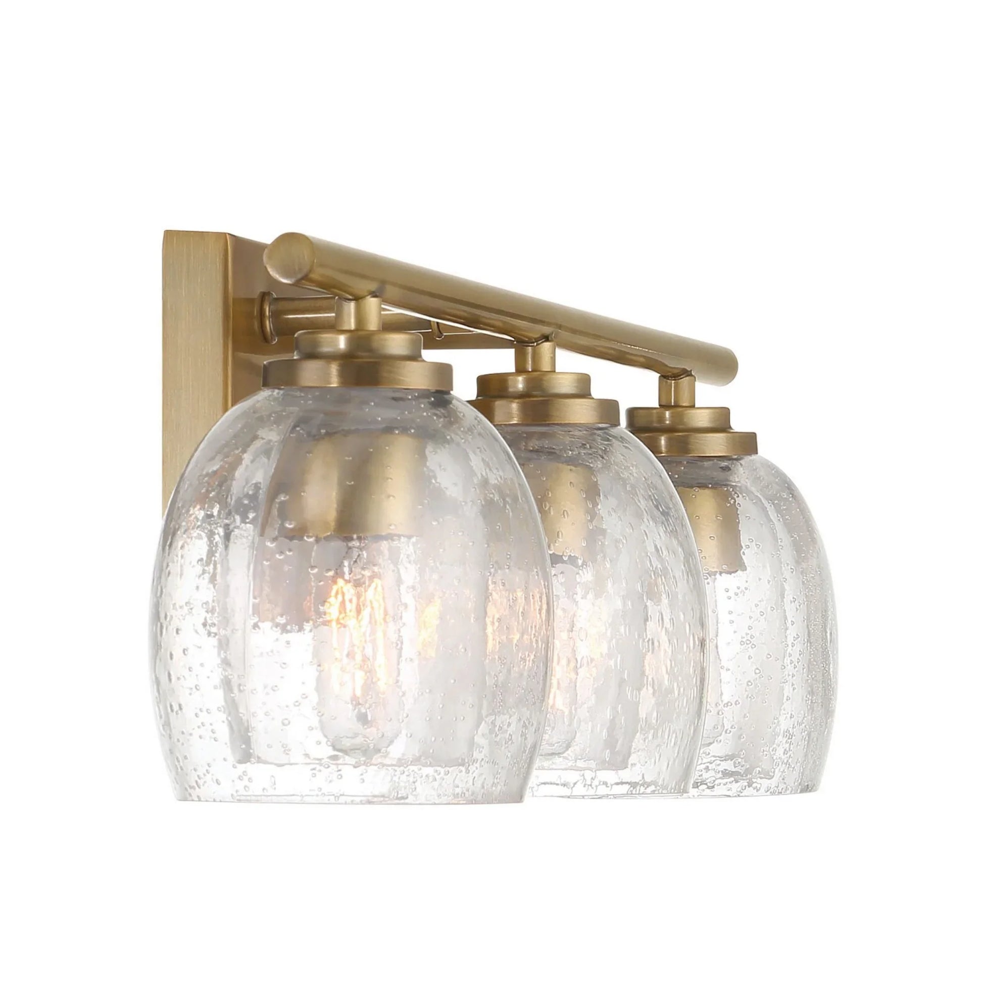 Glint 24" 3-Light Bath Vanity, Legacy Brass Finish - Bees Lighting