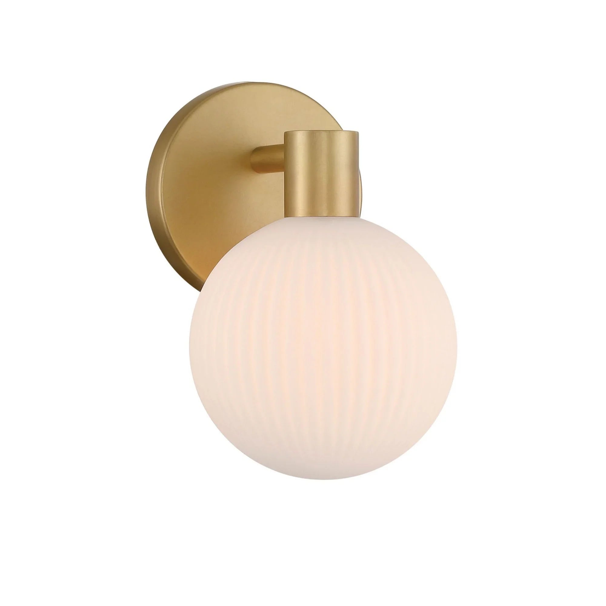 Fenton 9" Bathroom Vanity Light, Legacy Brass Finish - Bees Lighting