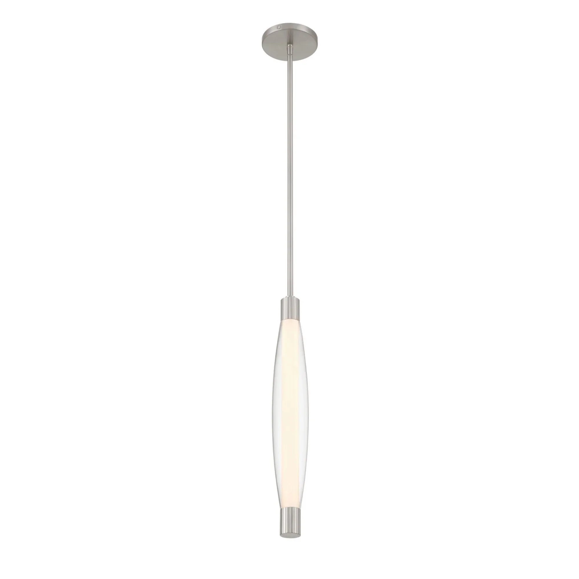 Verto 3" LED Pendant, Brushed Nickel Finish - Bees Lighting