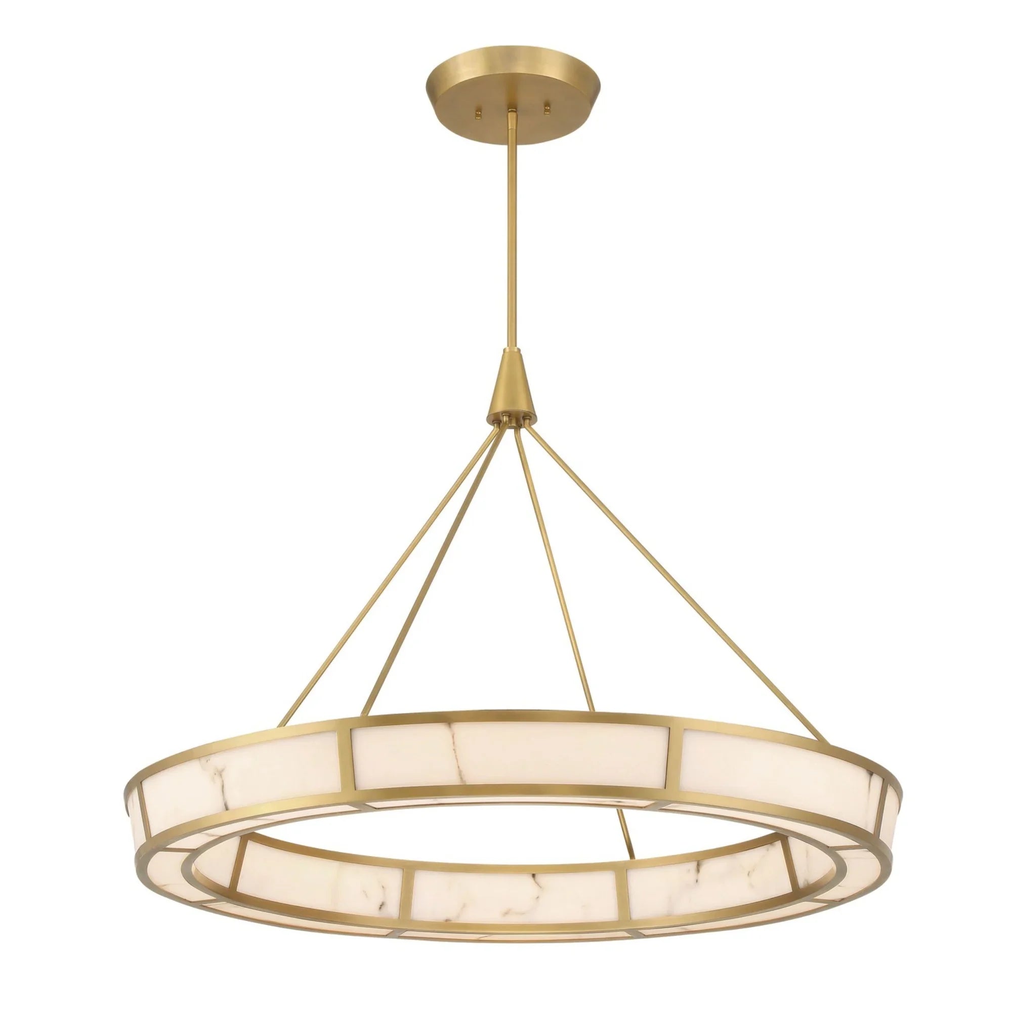 Velaris 36" LED Pendant, Legacy Brass Finish - Bees Lighting