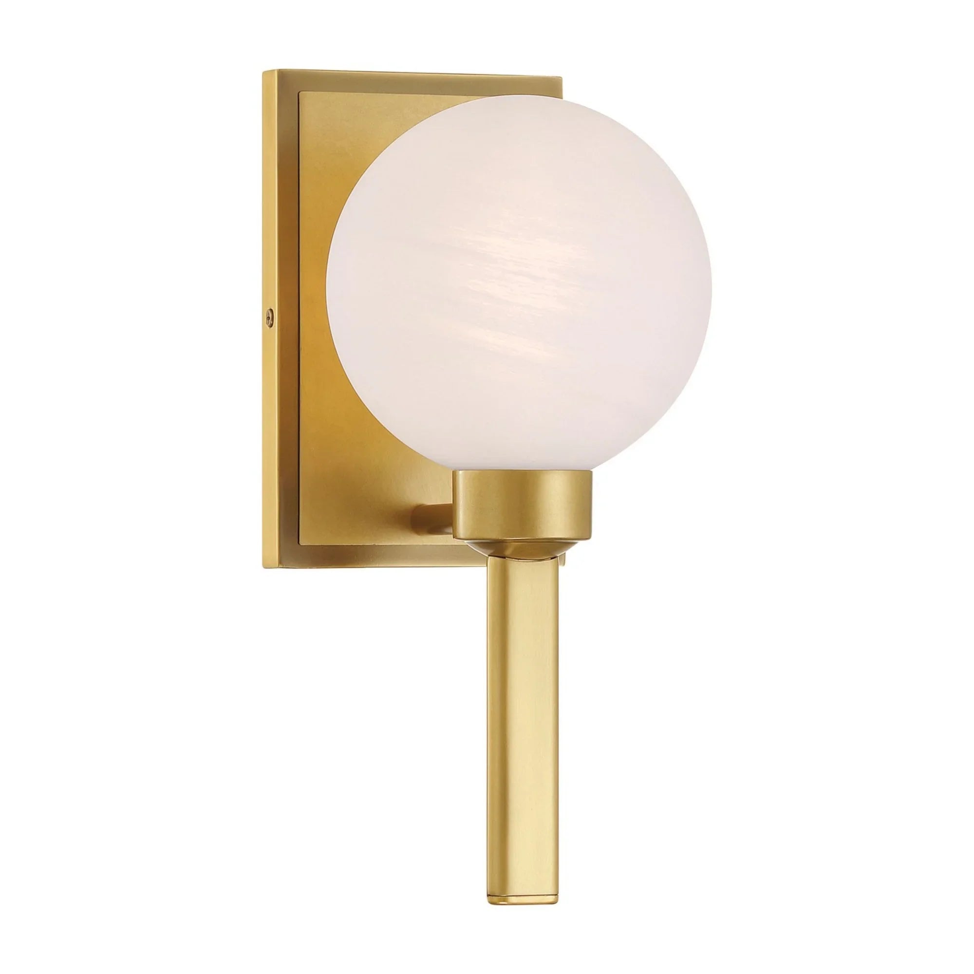 Mooncrest 13" Bathroom Vanity Light, Legacy Brass Finish - Bees Lighting