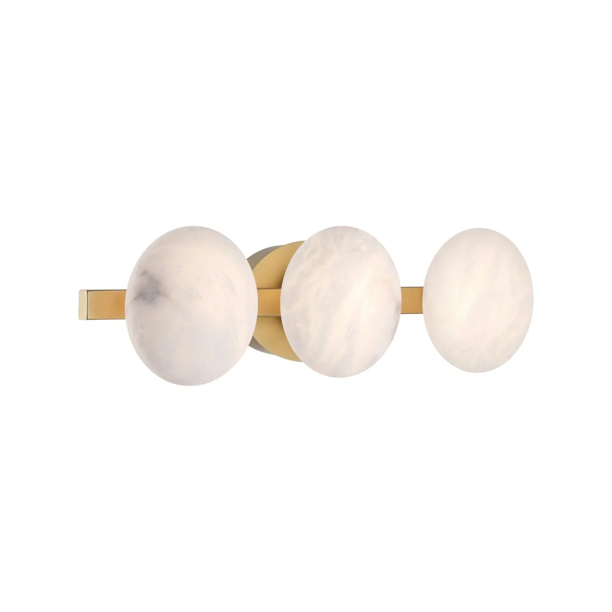 Zill 24" 3-Light LED Bath Light, Lily Gold Finish - Bees Lighting