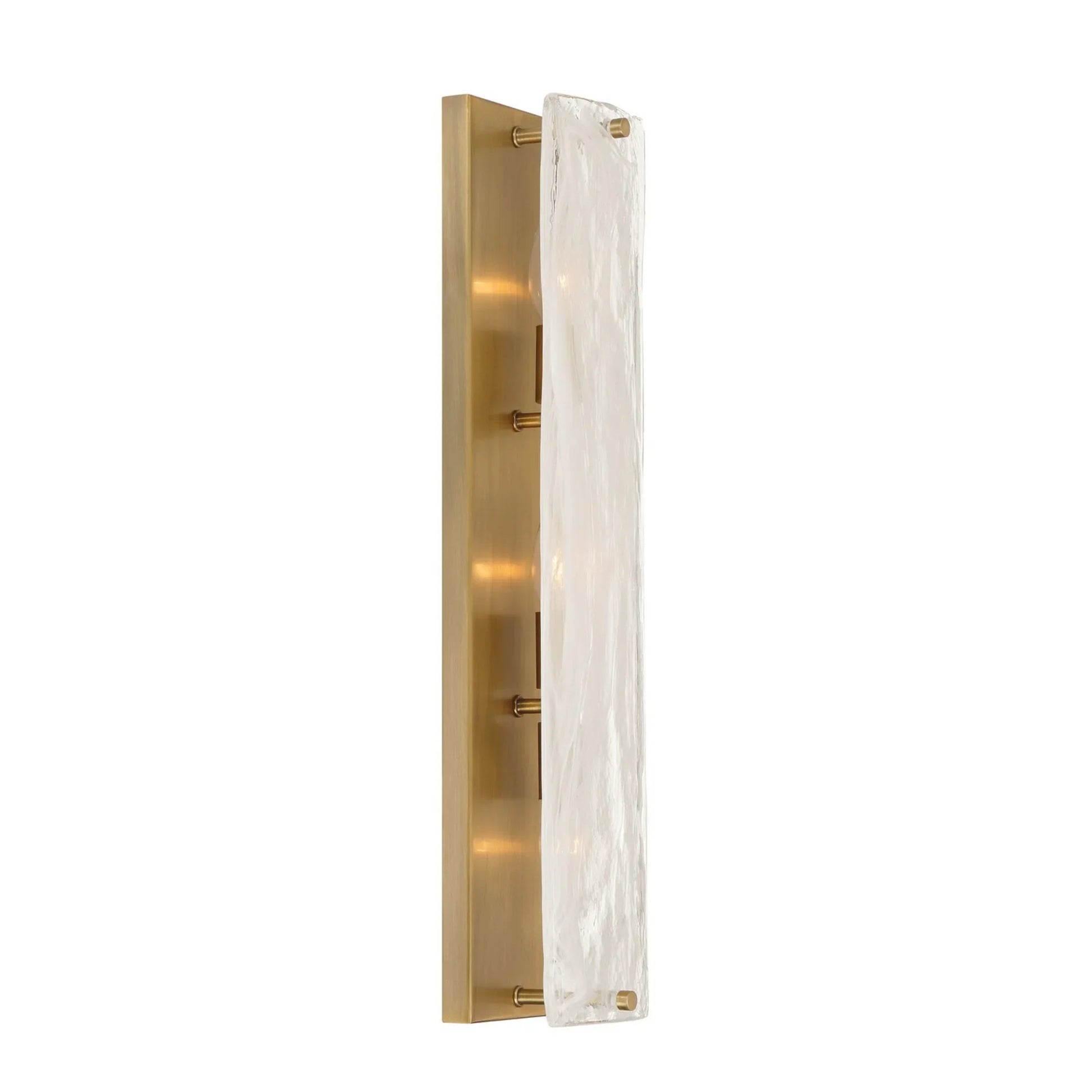 Veil 22" 3-Light Bathroom Vanity Light, Legacy Brass Finish - Bees Lighting
