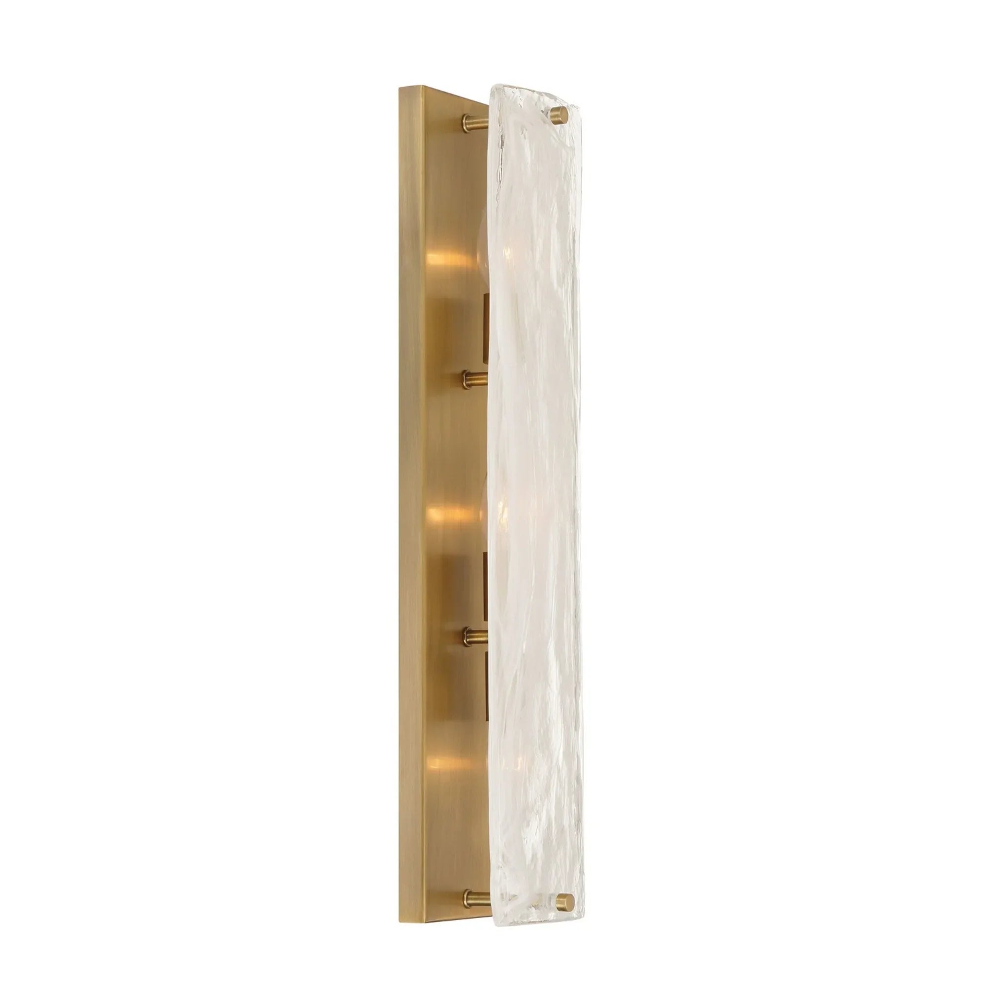 Veil 22" 3-Light Bathroom Vanity Light, Legacy Brass Finish - Bees Lighting