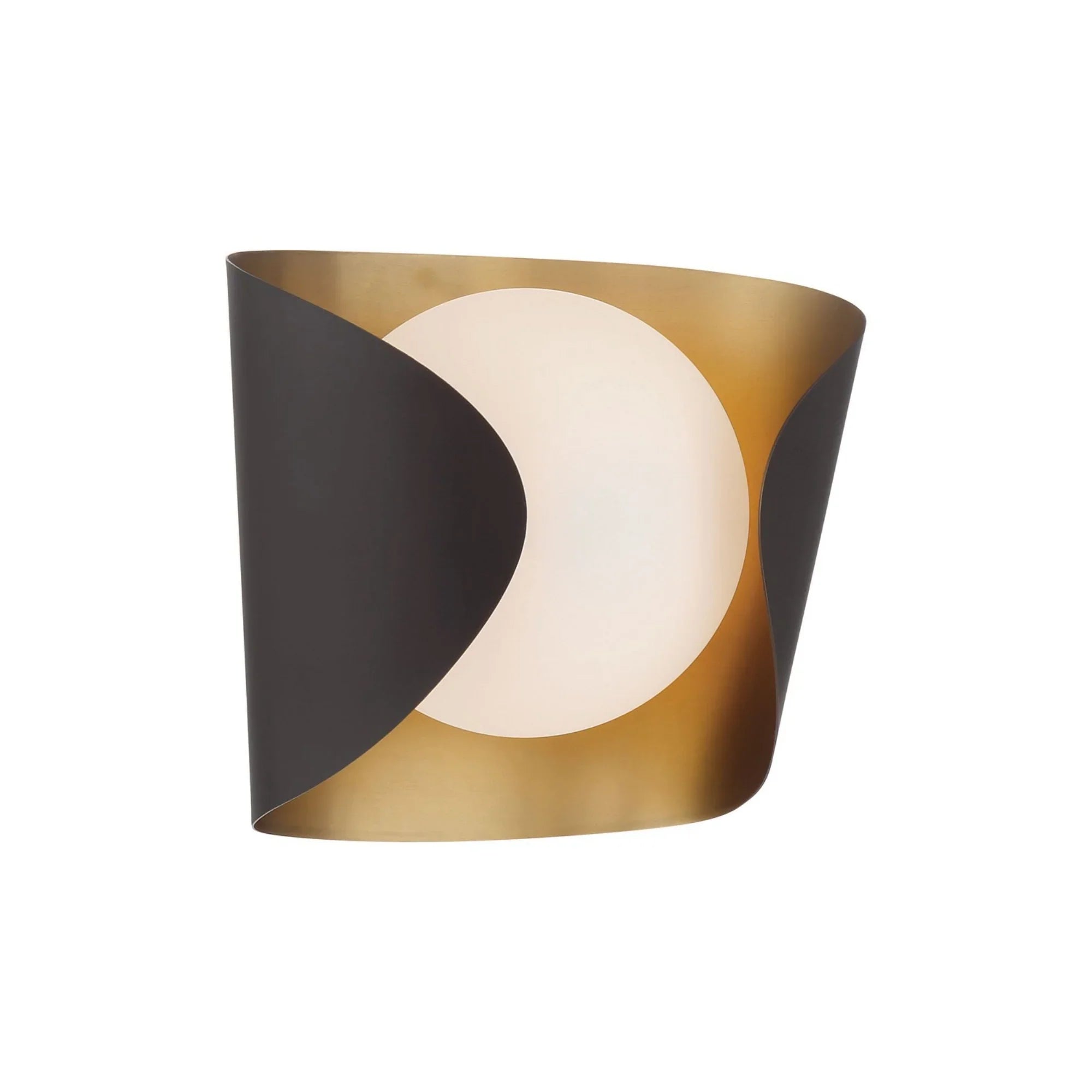 Flare 9" Bathroom Vanity Light, Legacy Brass & Dark Bronze Finish - Bees Lighting