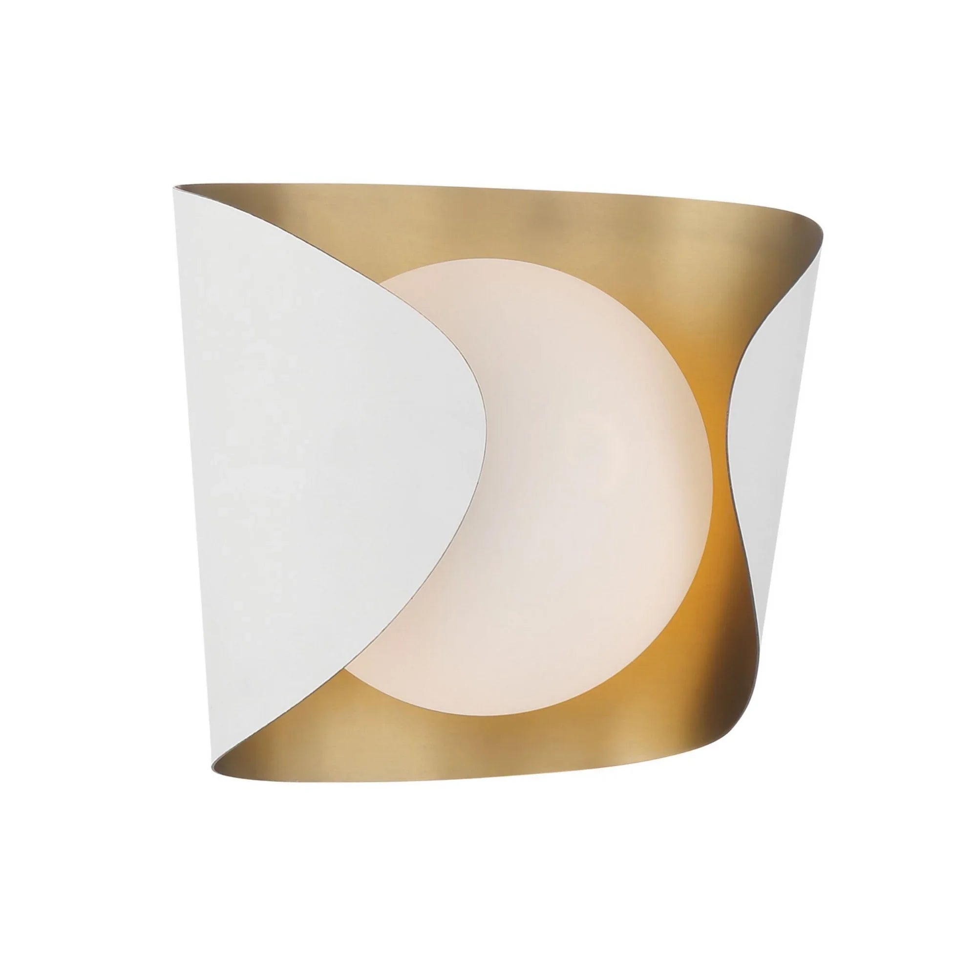 Flare 9" Bathroom Vanity Light, Sand White Finish - Bees Lighting