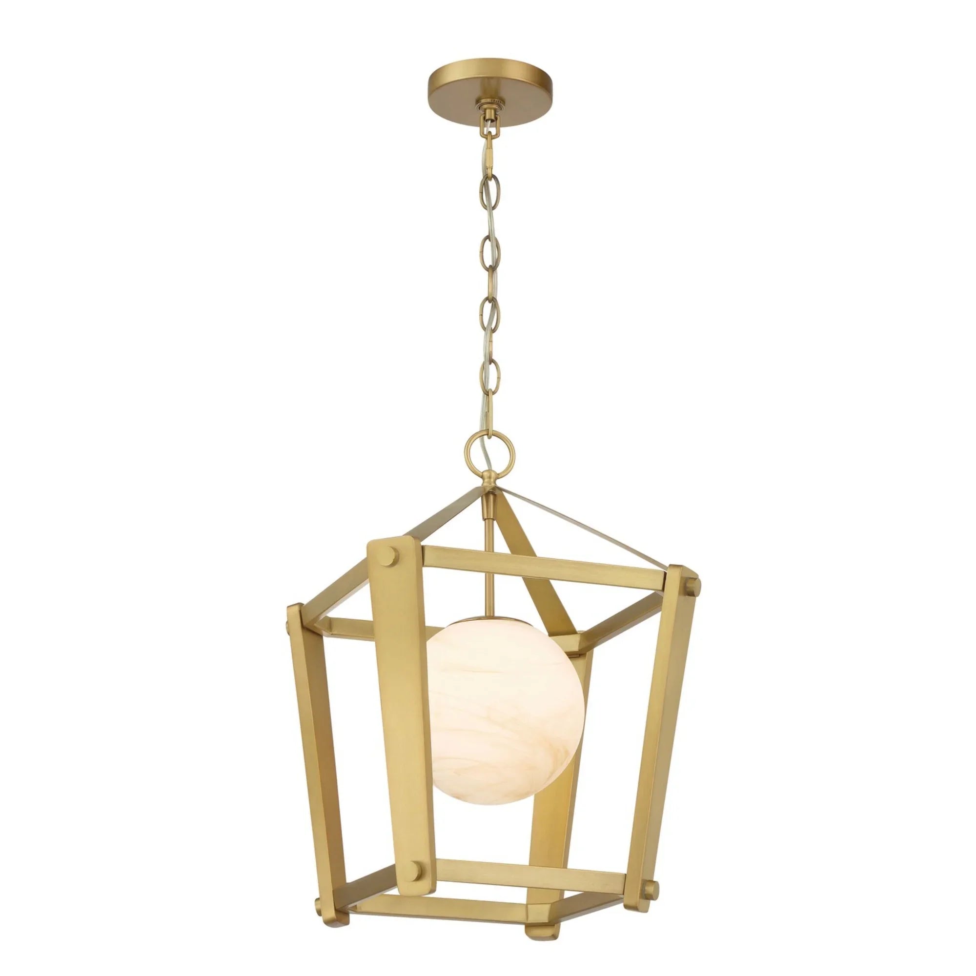Shimmer 13" Pendant, Legacy Brass Finish - Bees Lighting