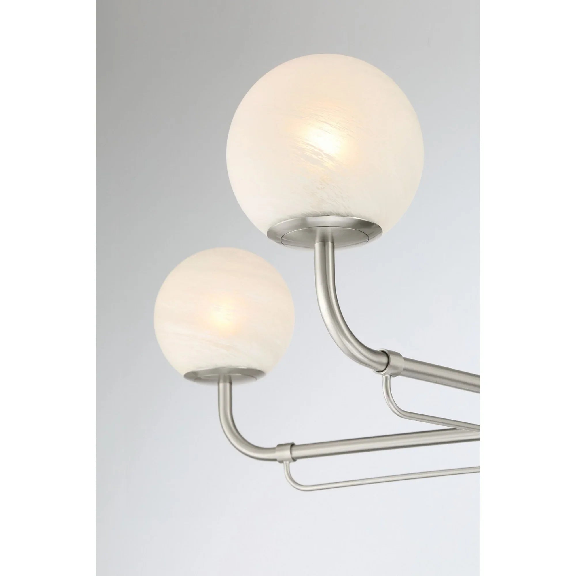Whitehall 38" 5-Light Chandelier, Brushed Nickel Finish - Bees Lighting
