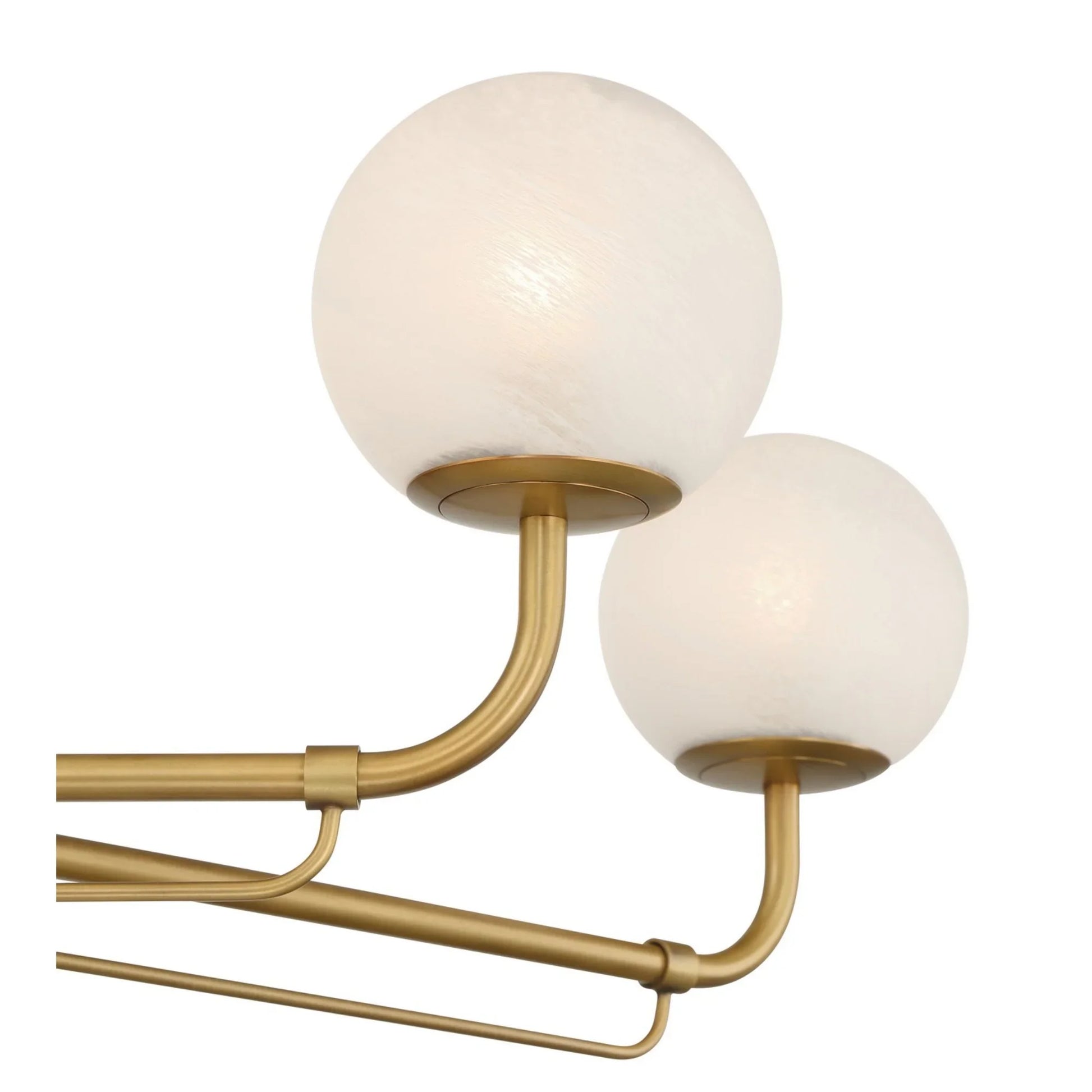 Whitehall 46" 6-Light Island Light, Legacy Brass Finish - Bees Lighting