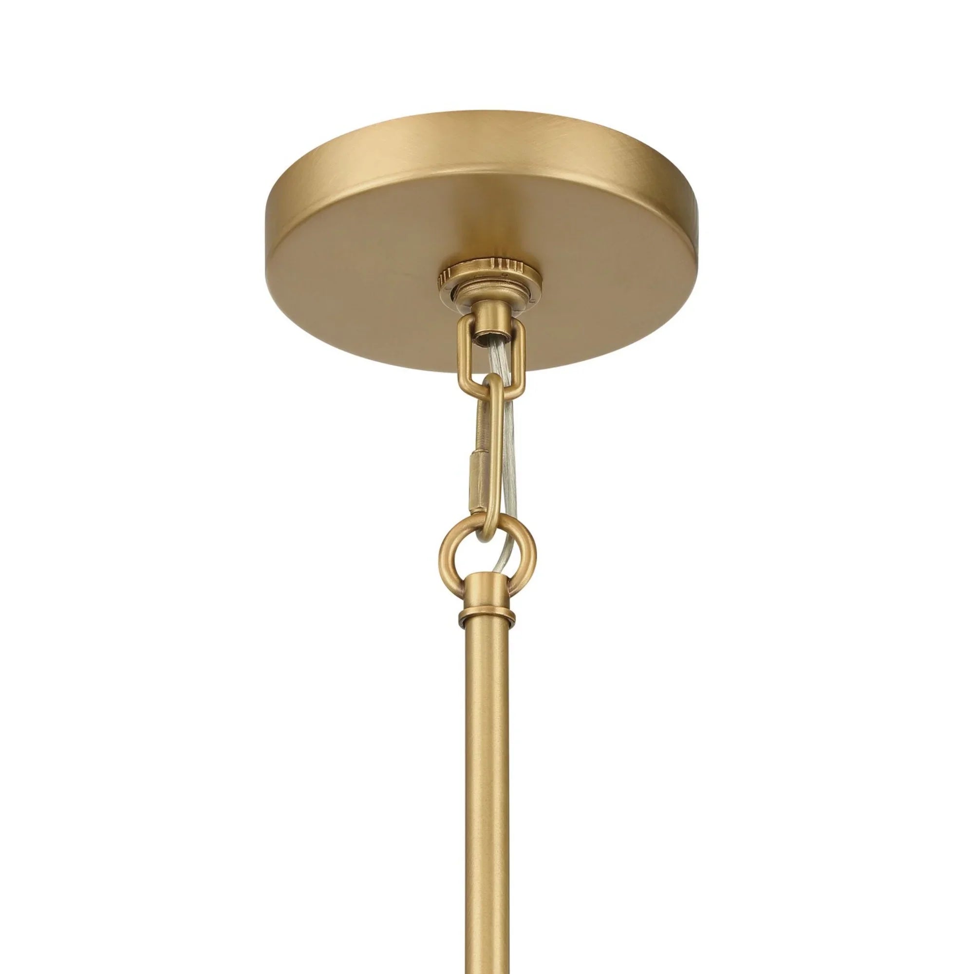 Whitehall 46" 6-Light Island Light, Legacy Brass Finish - Bees Lighting