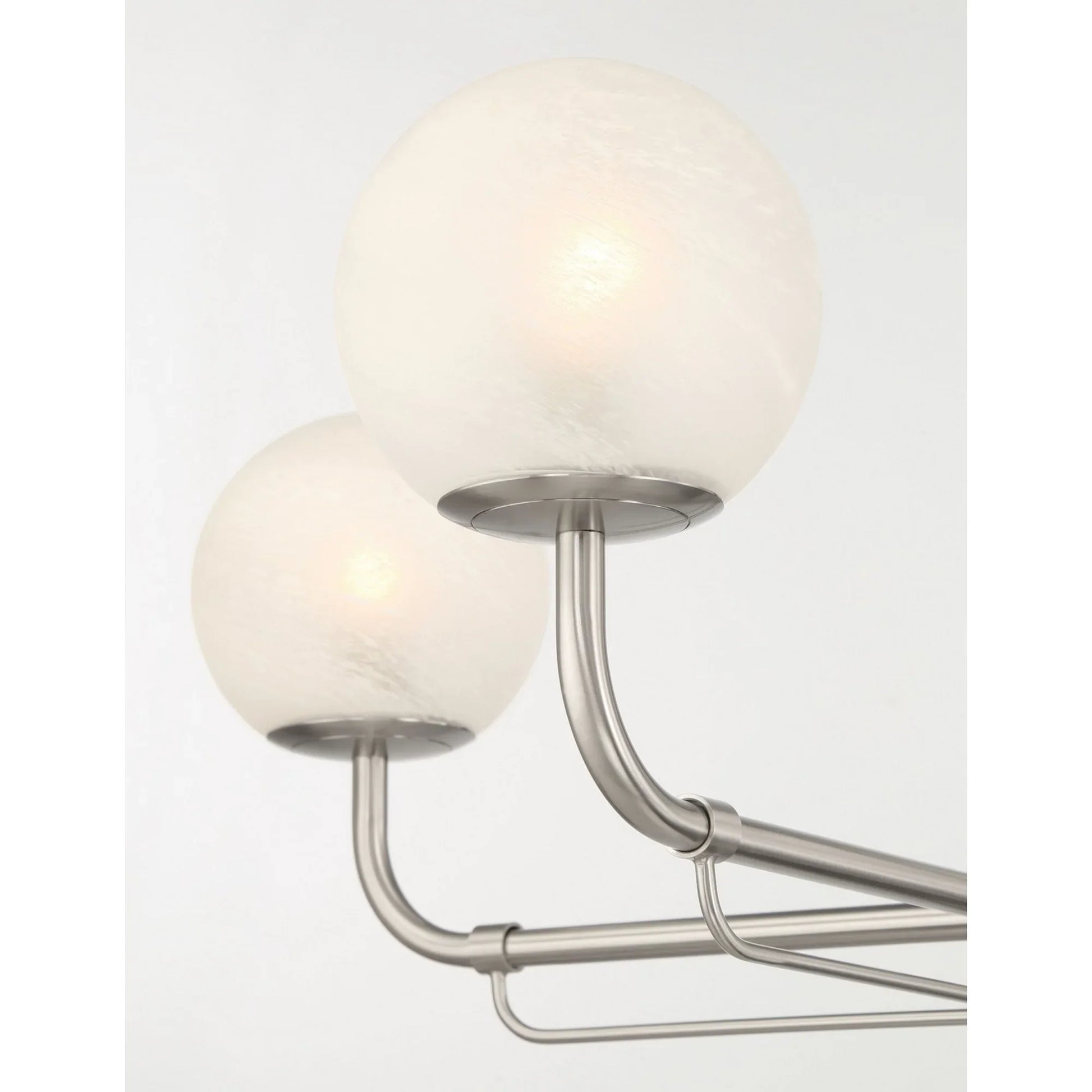 Whitehall 30" 4-Light Chandelier, Brushed Nickel Finish - Bees Lighting