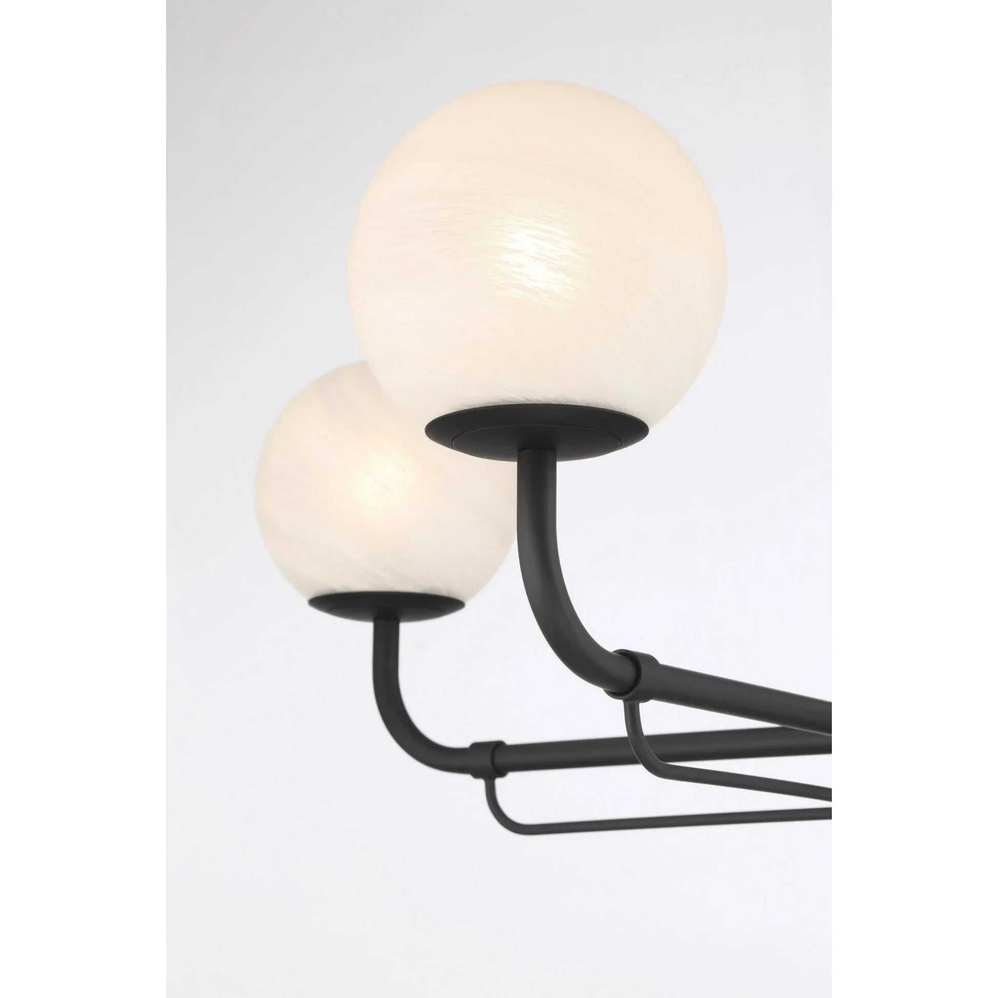 Whitehall 30" 4-Light Chandelier, Dark Matte Black Finish - Bees Lighting
