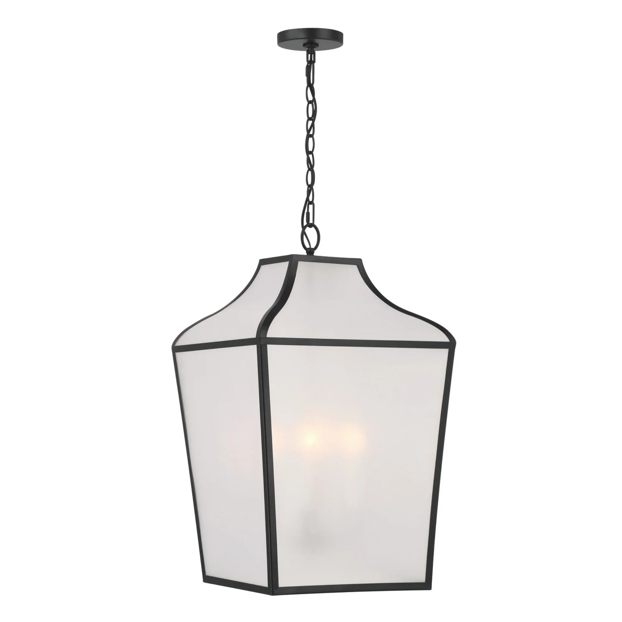 Velena 16" 4-Light Pendant, Dark Matte Black Finish - Bees Lighting