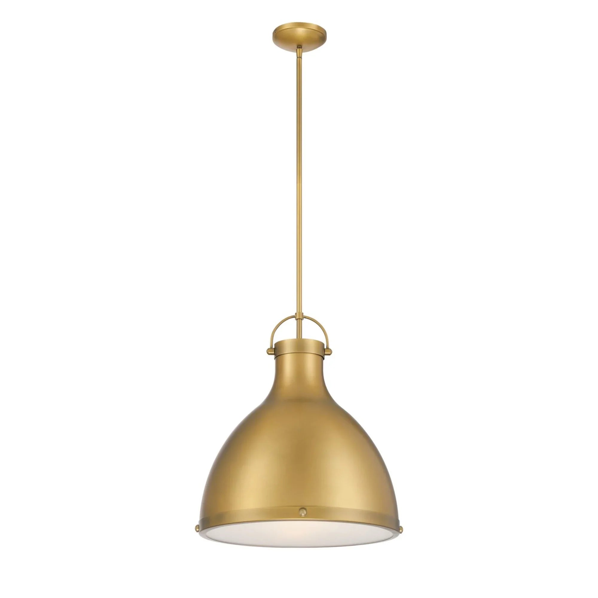 Lynk 17" Pendant, Legacy Brass Finish - Bees Lighting