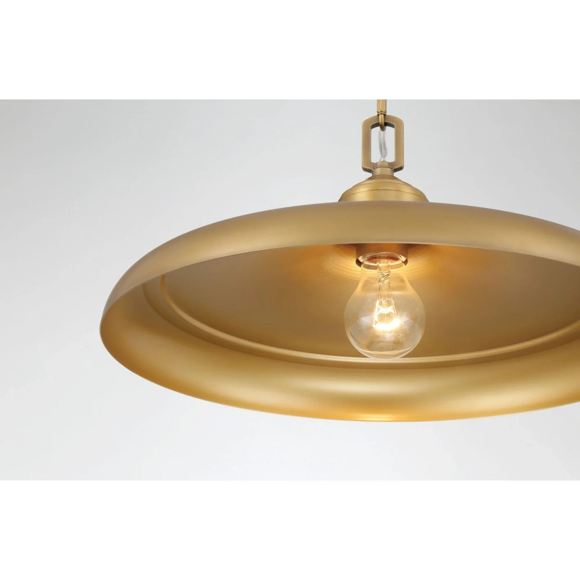 Crowne 16" Pendant, Legacy Brass Finish - Bees Lighting