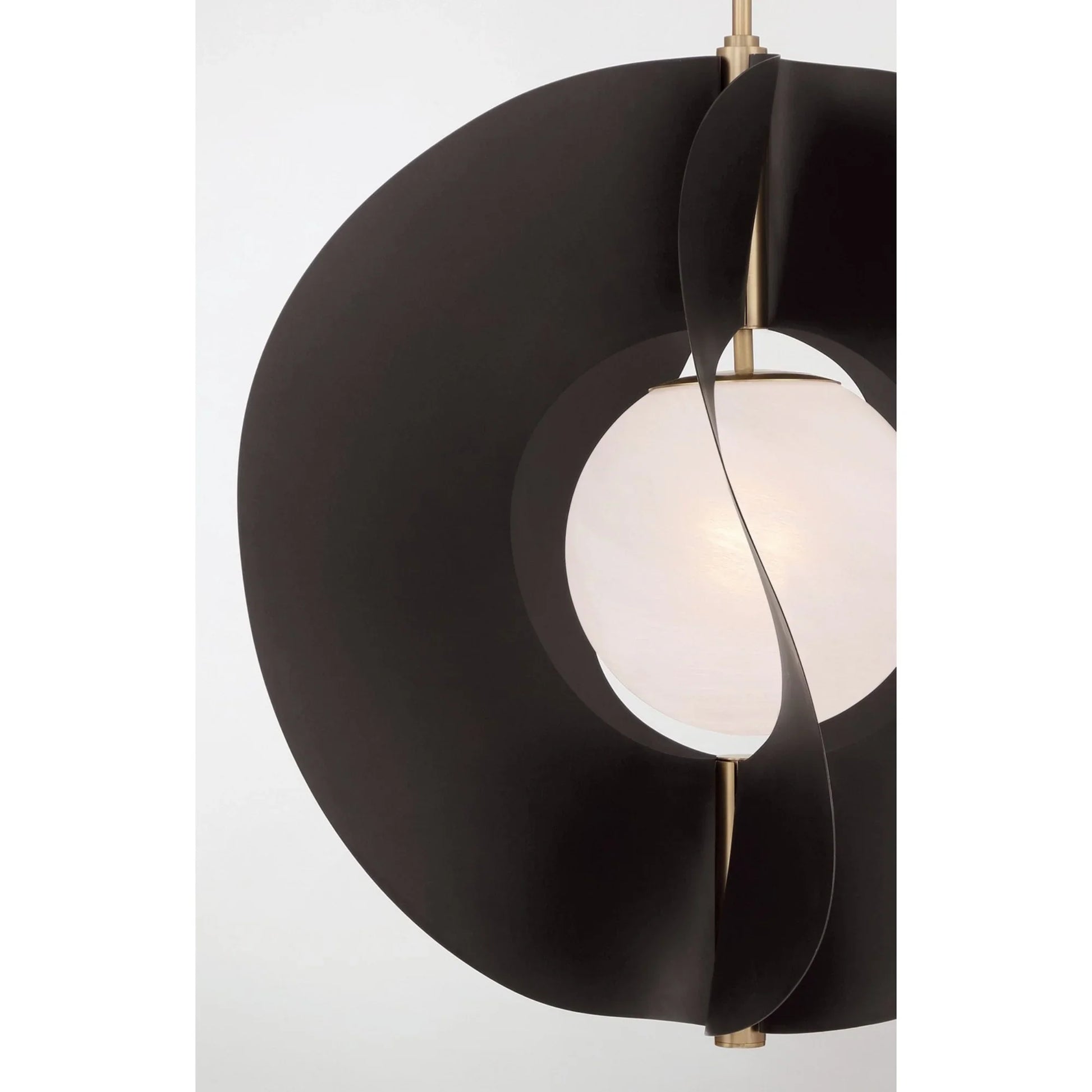 Gloria 25" Pendant, Legacy Brass & Dark Bronze Finish - Bees Lighting