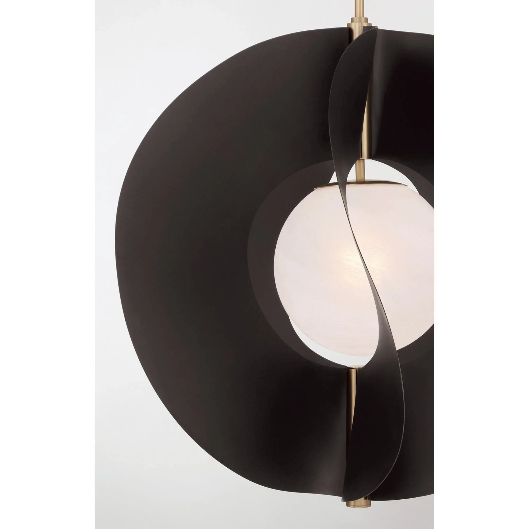 Gloria 25" Pendant, Legacy Brass & Dark Bronze Finish - Bees Lighting