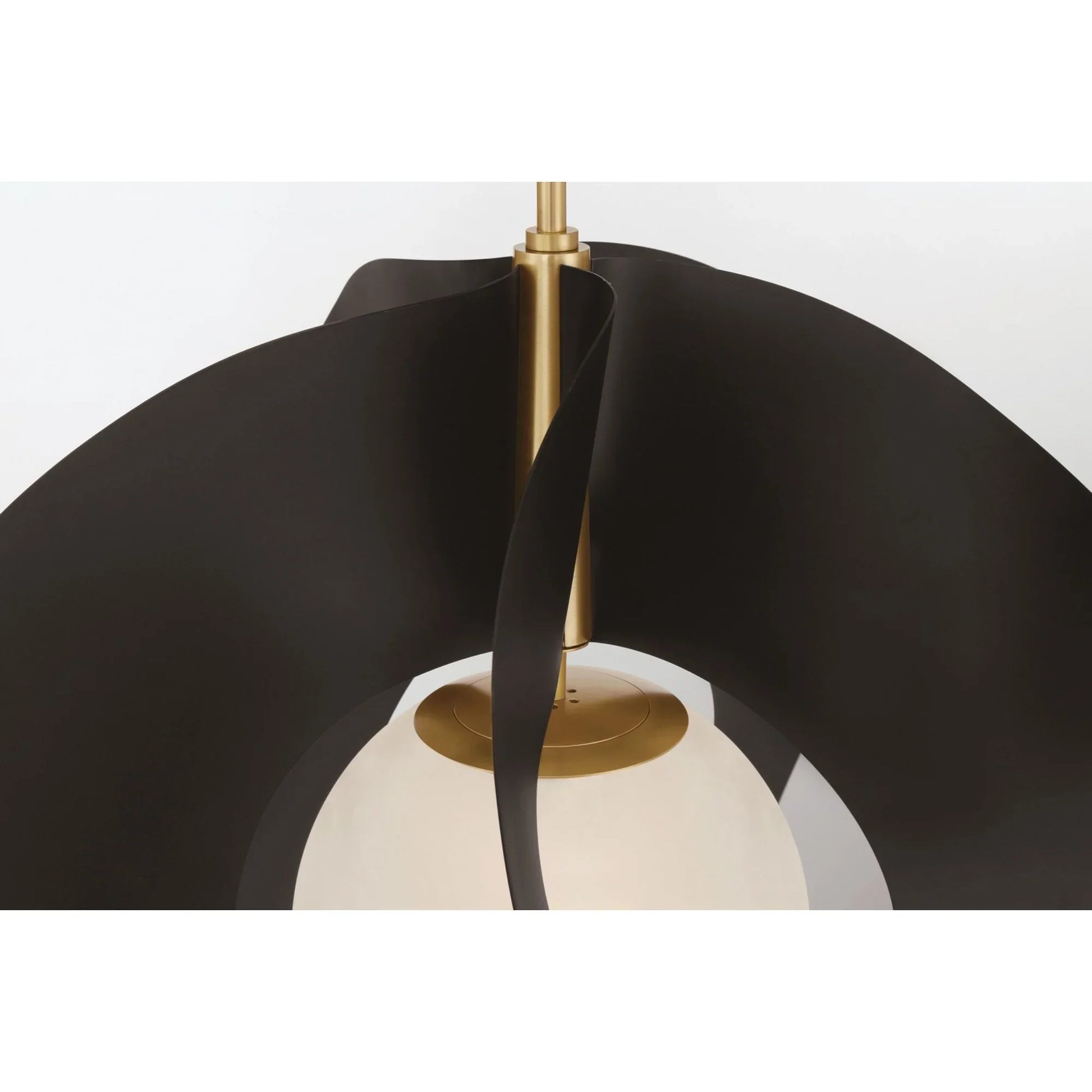 Gloria 25" Pendant, Legacy Brass & Dark Bronze Finish - Bees Lighting
